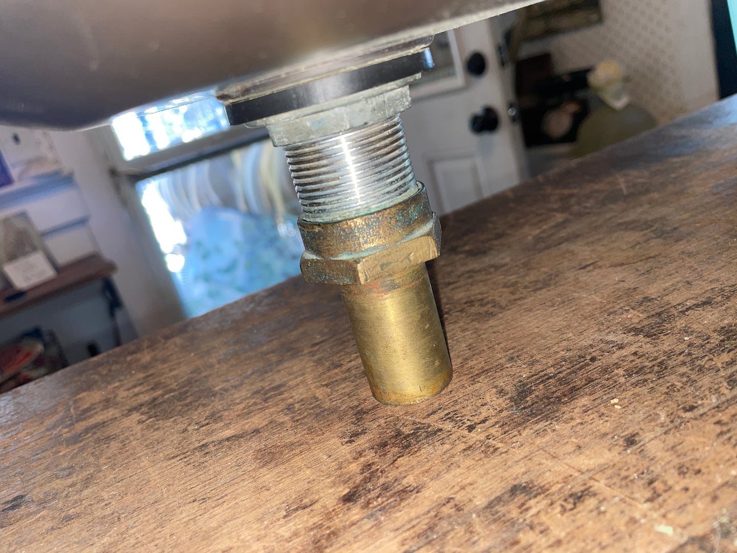 Stainless Steel 12 1/4” Round Sink - 1” Hose