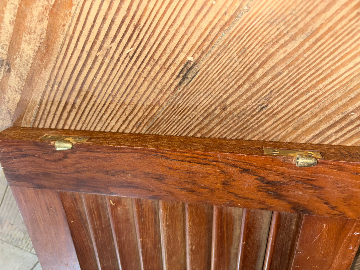 SET Of Interior Louvered Cabinet Doors -- 12" Long x 9" Wide (Each) -- #7