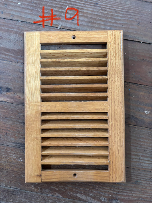 Louvered Vent Cover -- 11 1/2" Long x 7 1/2" Wide -- #9