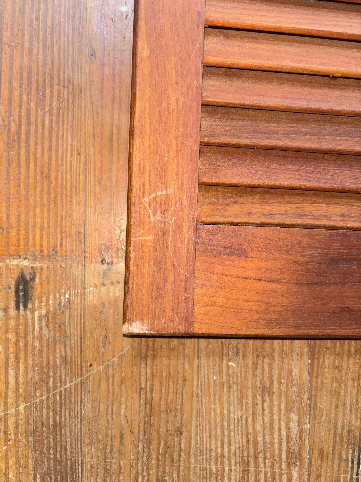 Seidelman 30 Louvered Cabinet Door - ID 23 1/2" Long x 11 1/2" Wide -- #27