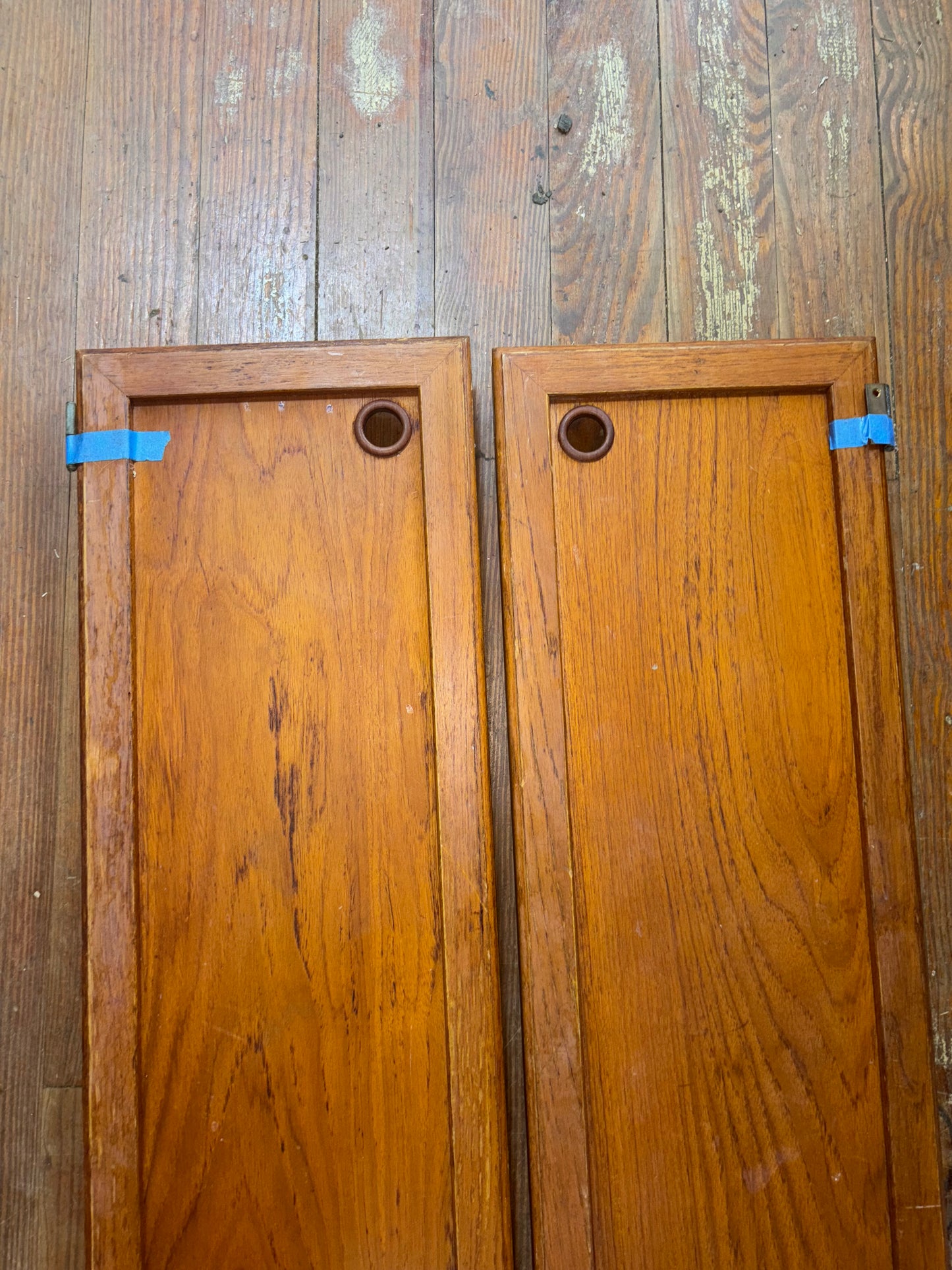 PAIR Nautical 33 Doors - 39 3/4" Long x 10 1/4" Wide -- #30