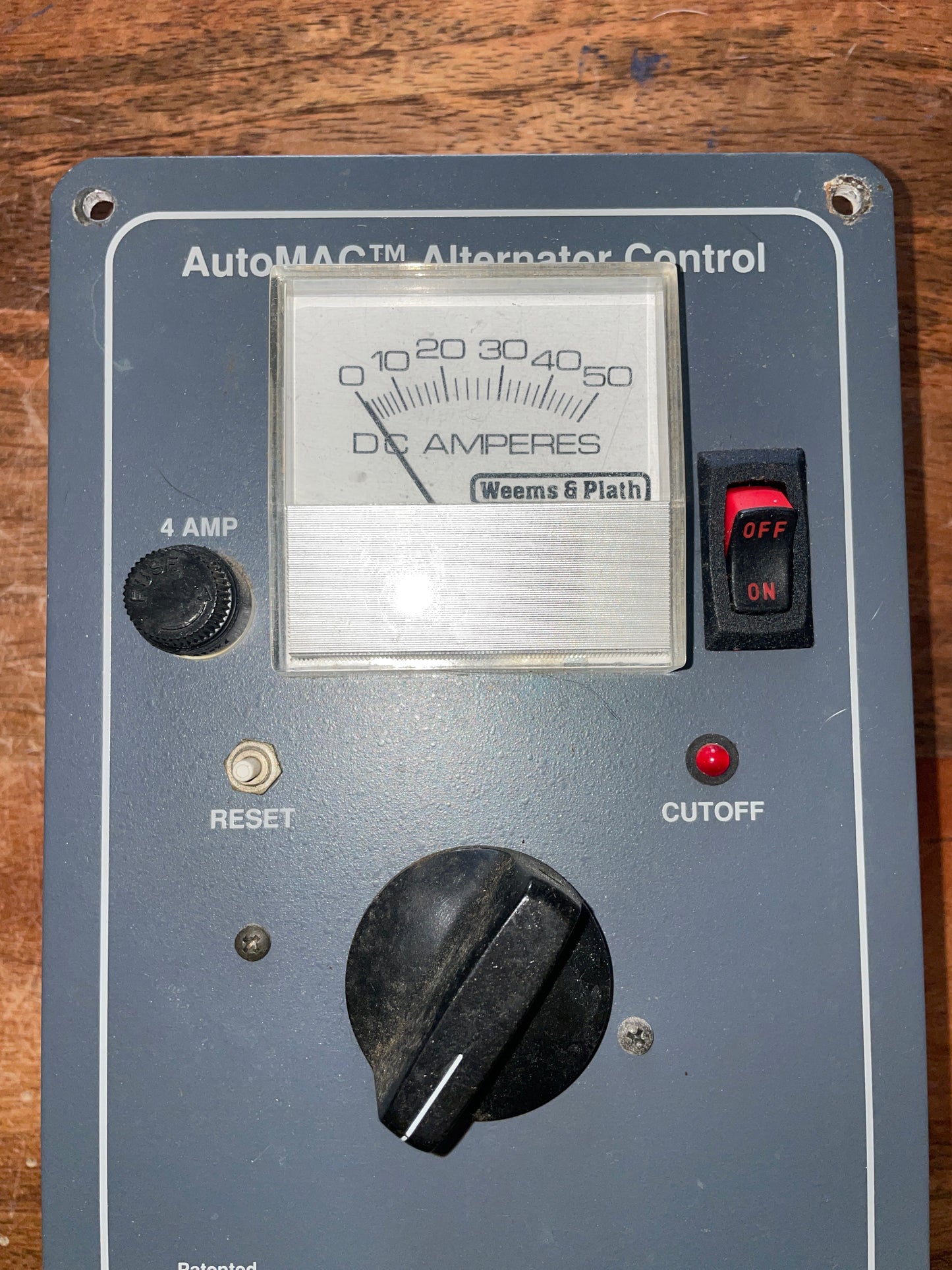 Weems & Plath AutoMac Alternator Control Panel - Off Westerly 27