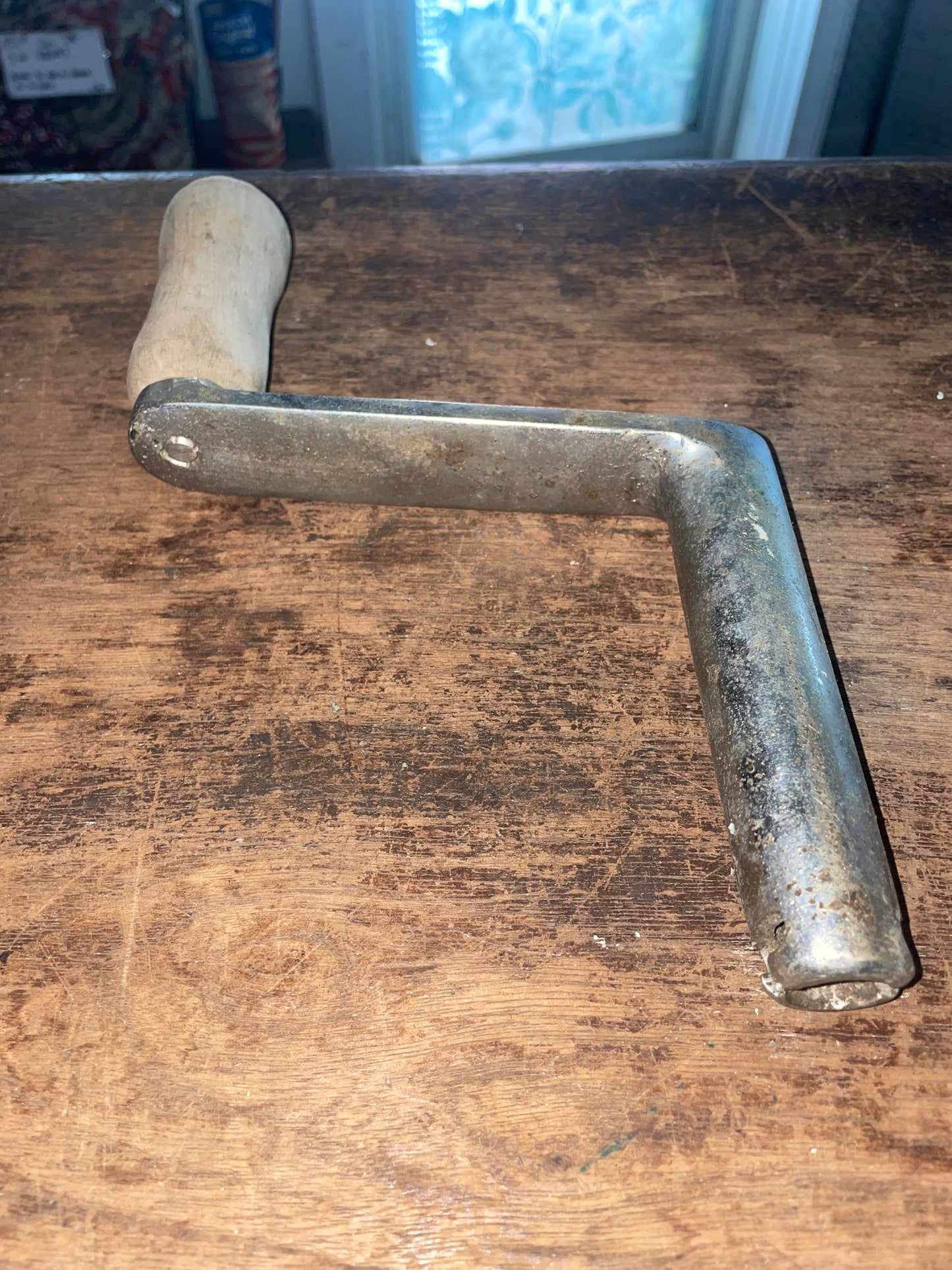 Chromed Bronze Engine Crank 1”