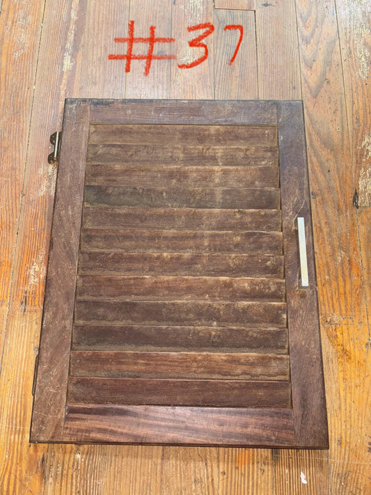 Silverton Louvered Cabinet Door - 22" Long x 16 5/8" Wide -- #37