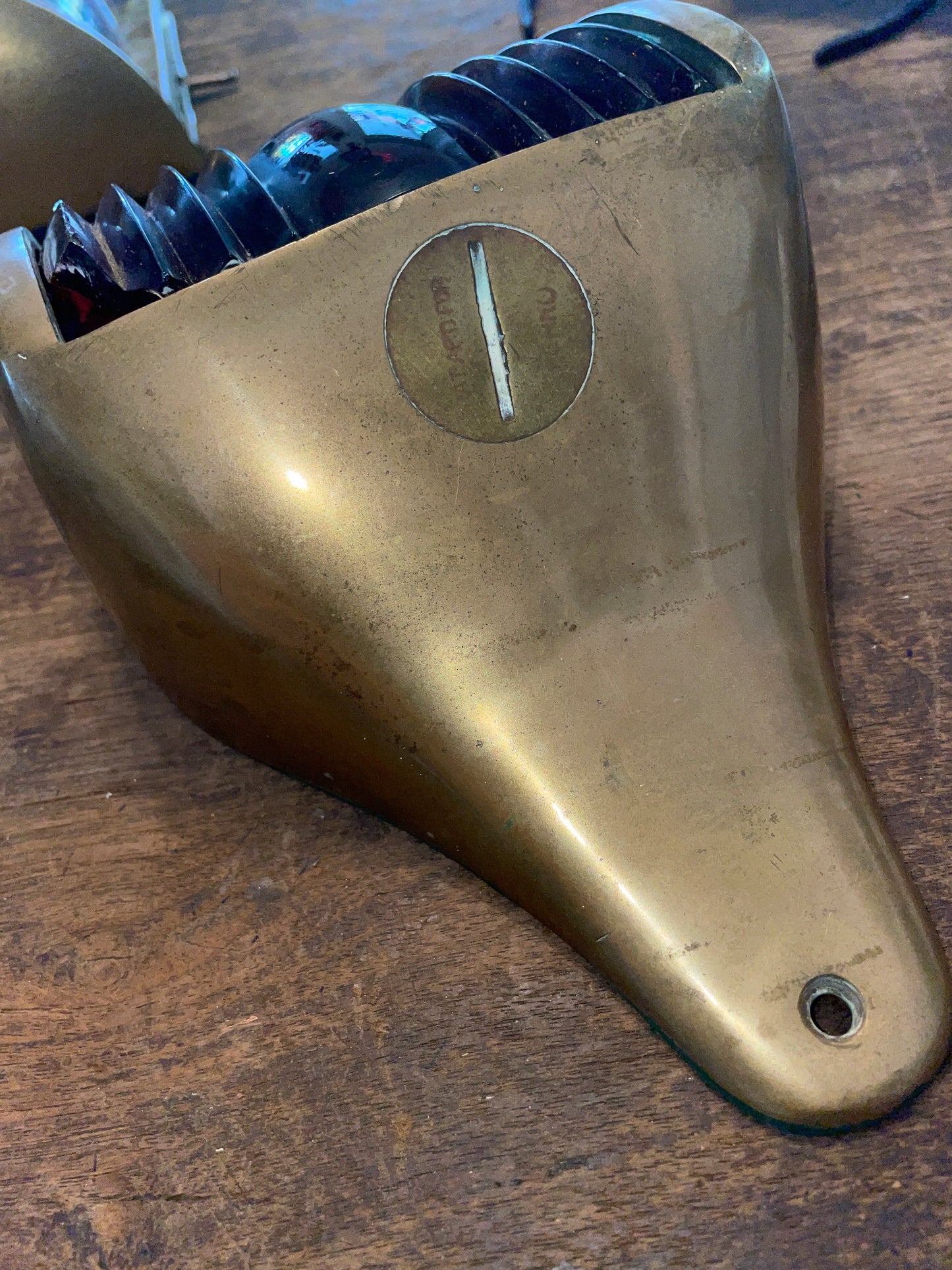 Vintage Brass Perko Port Side Navigation Light