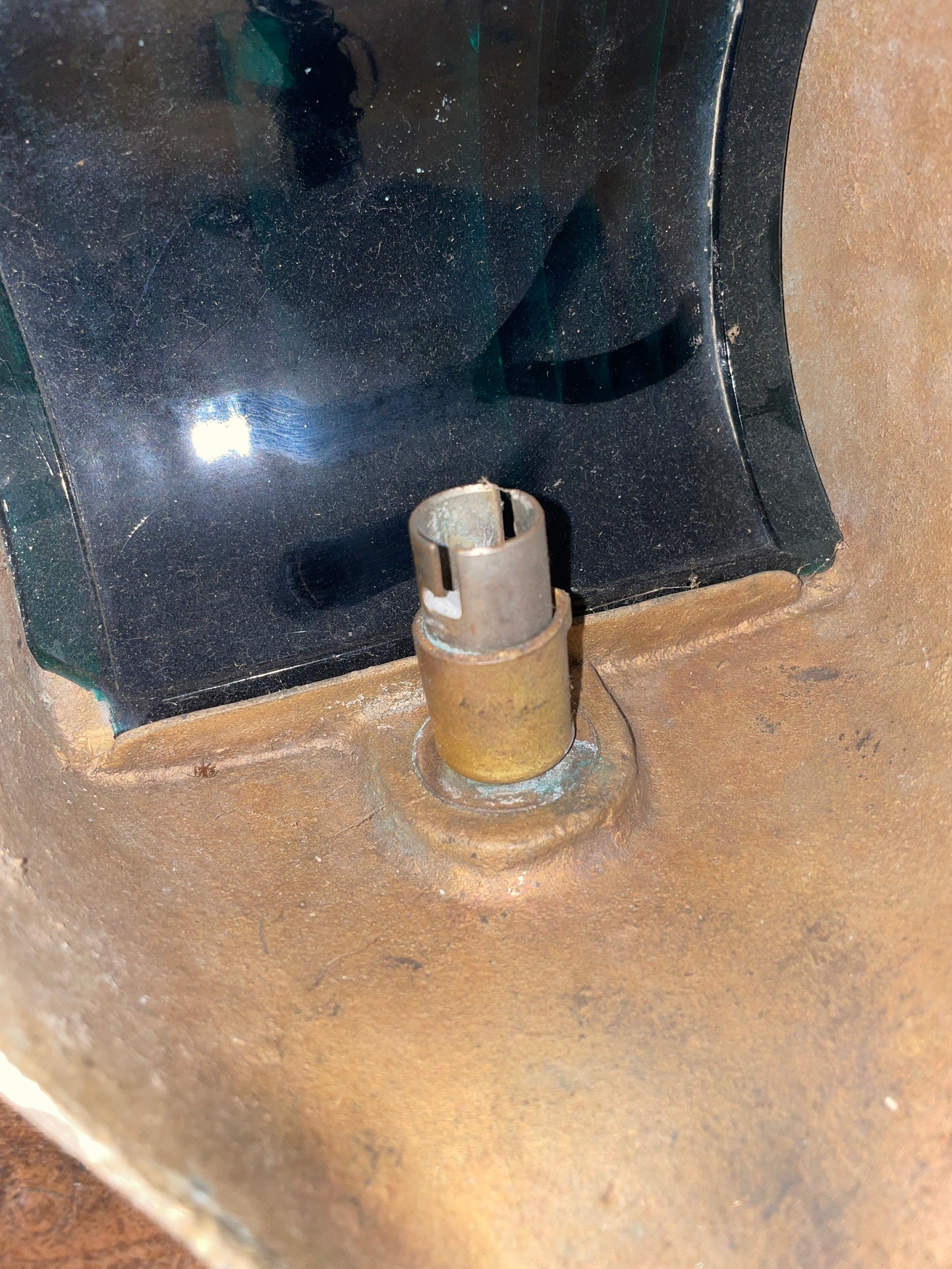 Vintage Brass Star Board Navigation Light