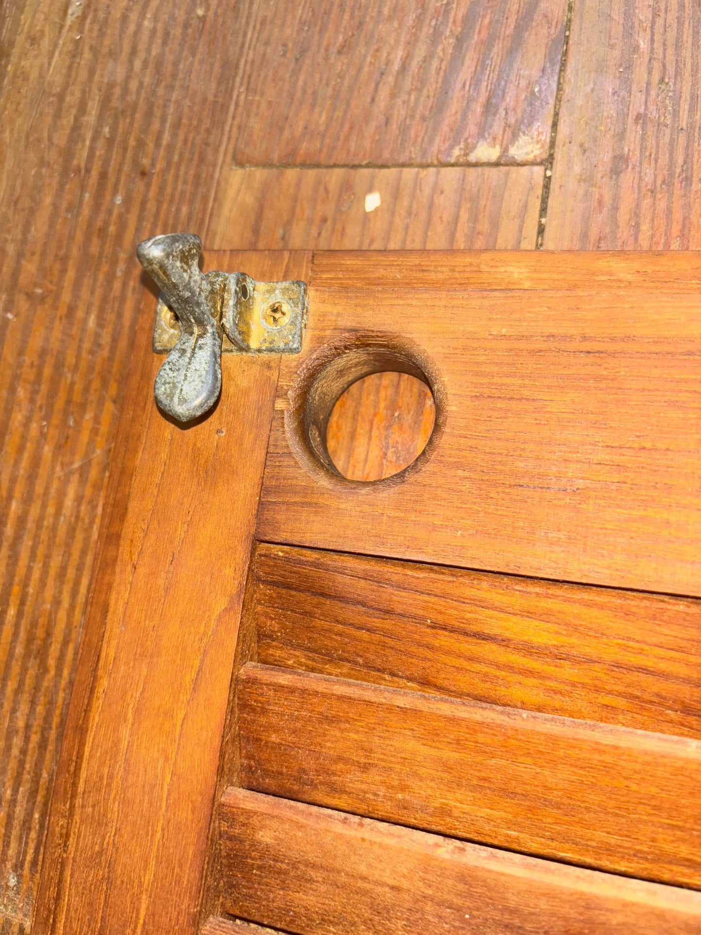 Seidleman 30 Interior Louvered Cabinet Door - ID 13 1/2" x 13 1/2" -- #42