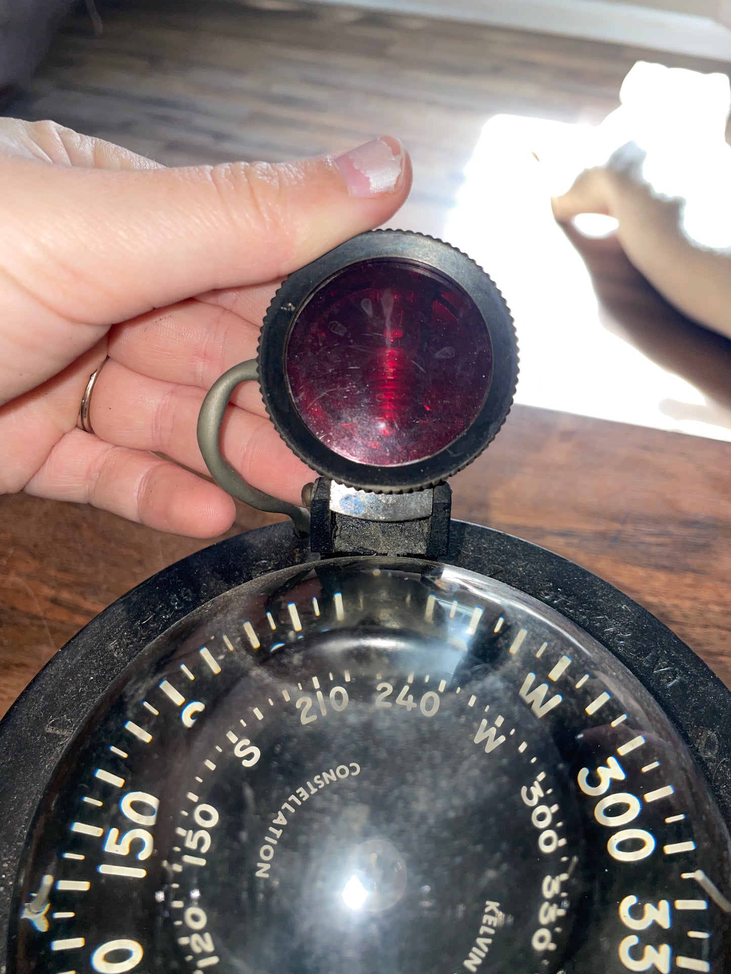 Kelvin White Constellation Compass - 4 1/2” Base