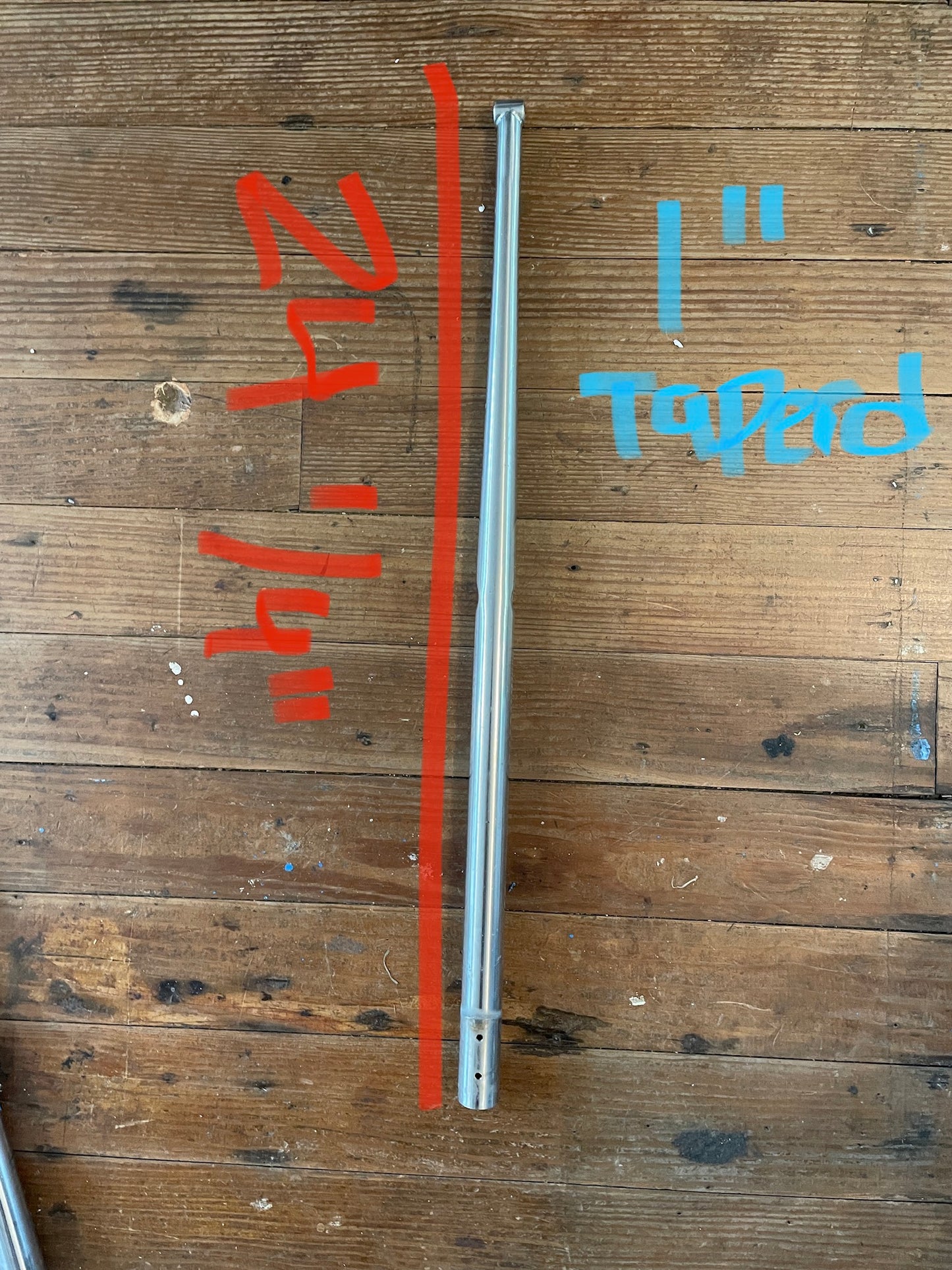 Cal 28 24 1/4” Tapered Double Lifeline Stanchion