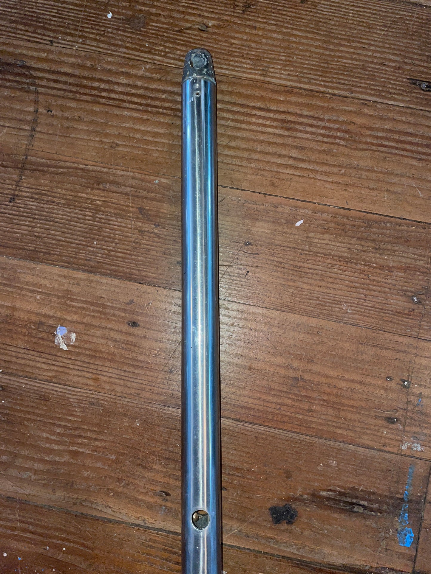 Hunter 30 24 3/4” Double Life Line Stanchion W/Base