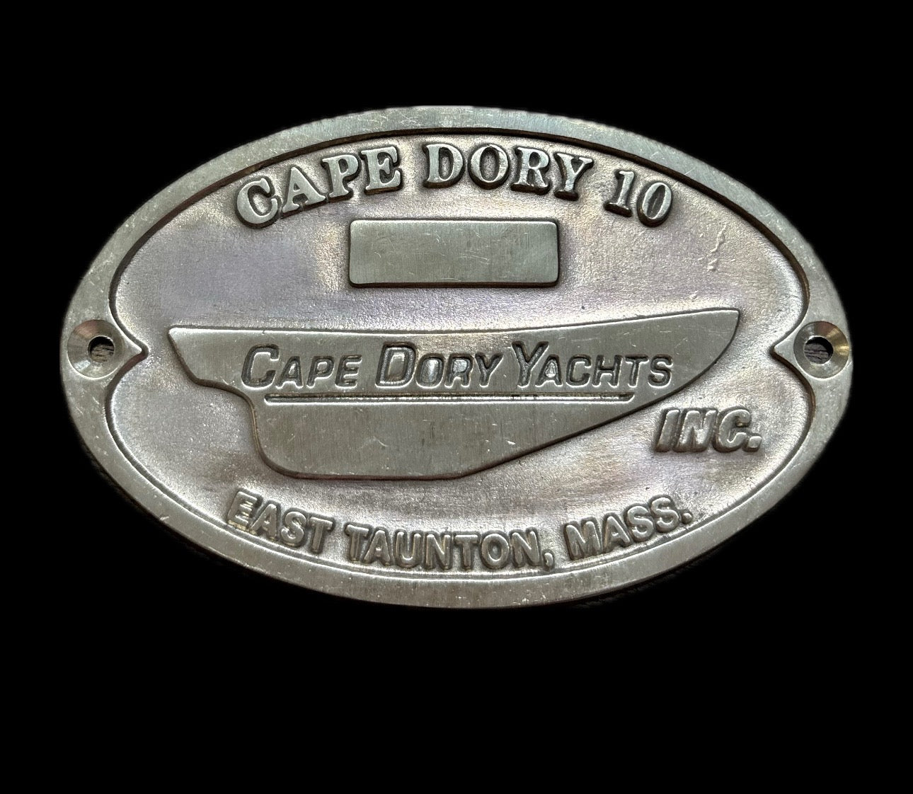 Cape Dory 10 Builders Plate