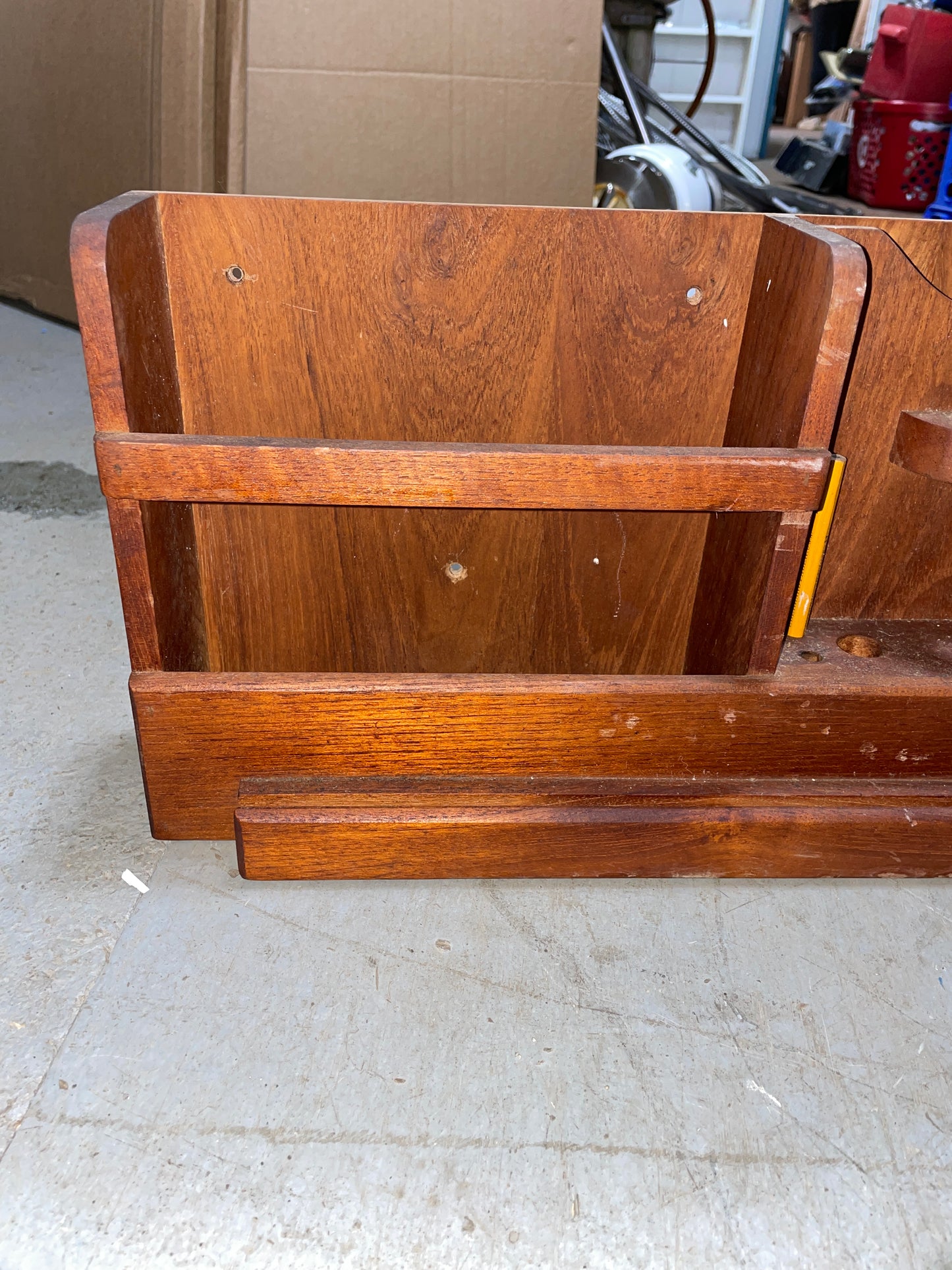 Catalina 30 Teak Multipurpose Wall Shelf