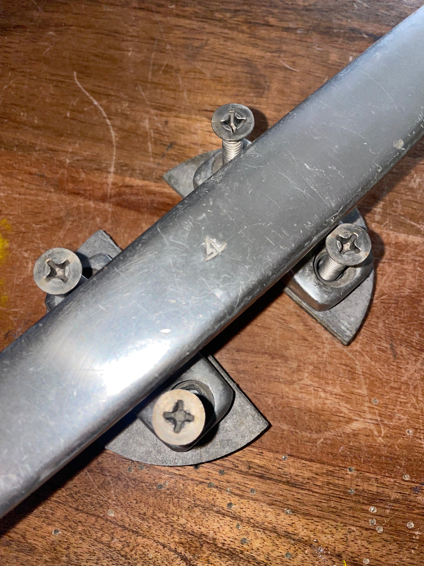 8” Aluminum Deck Cleat With Hardware & Backing Plates