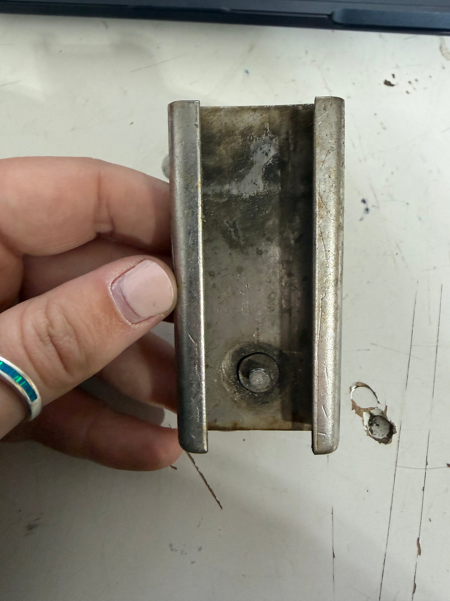 SS Pull Top Mast Track Car- 1 1/4” Track -- 1 1/4" Ring Diameter