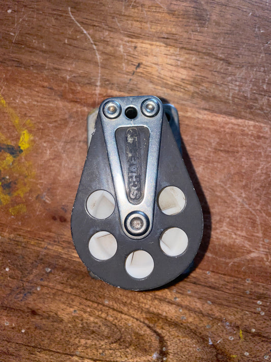 Schaefer 2” Sheave - 3/8” Line Double Cheek Block