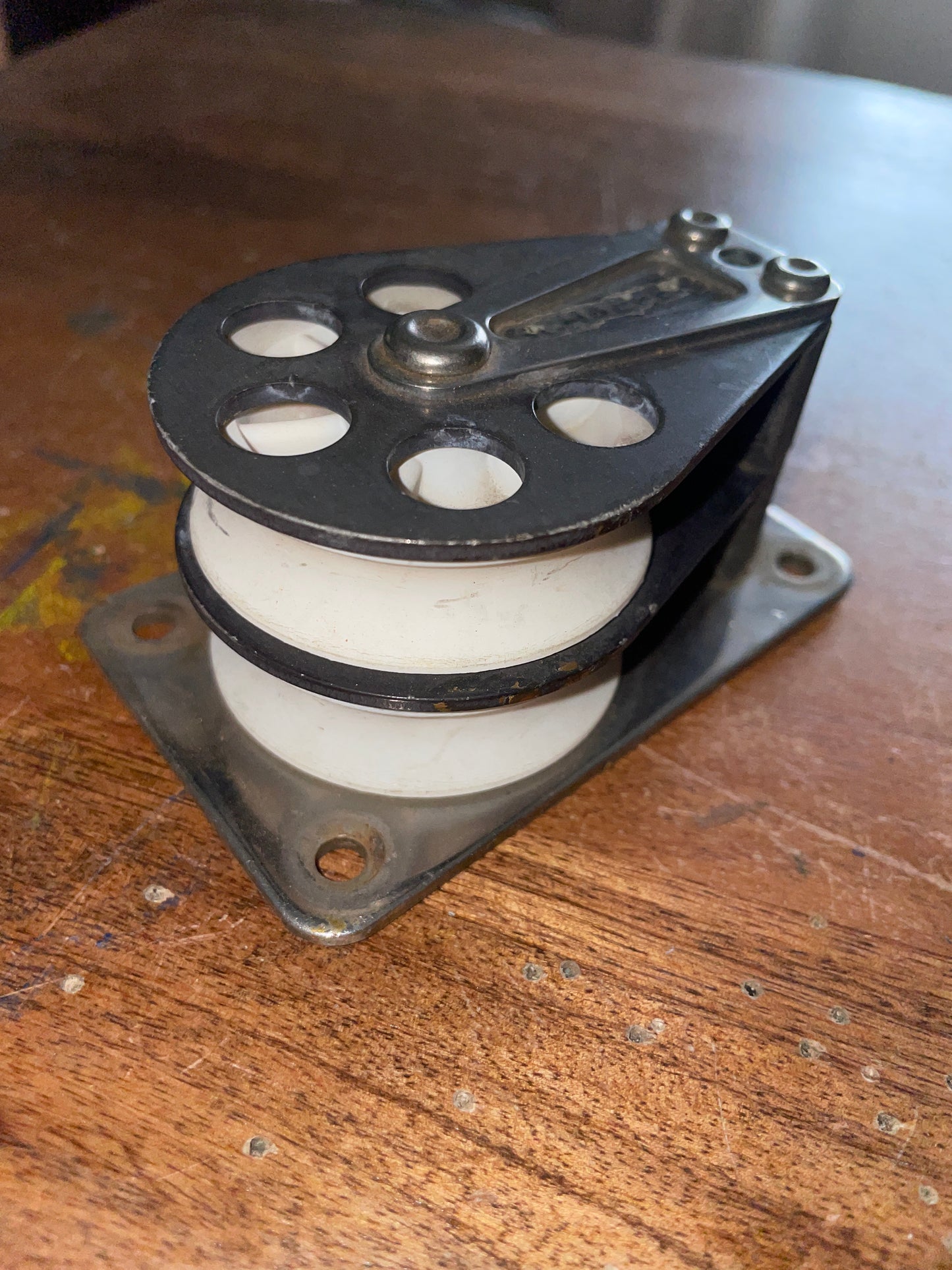 Schaefer 2” Sheave - 3/8” Line Double Cheek Block