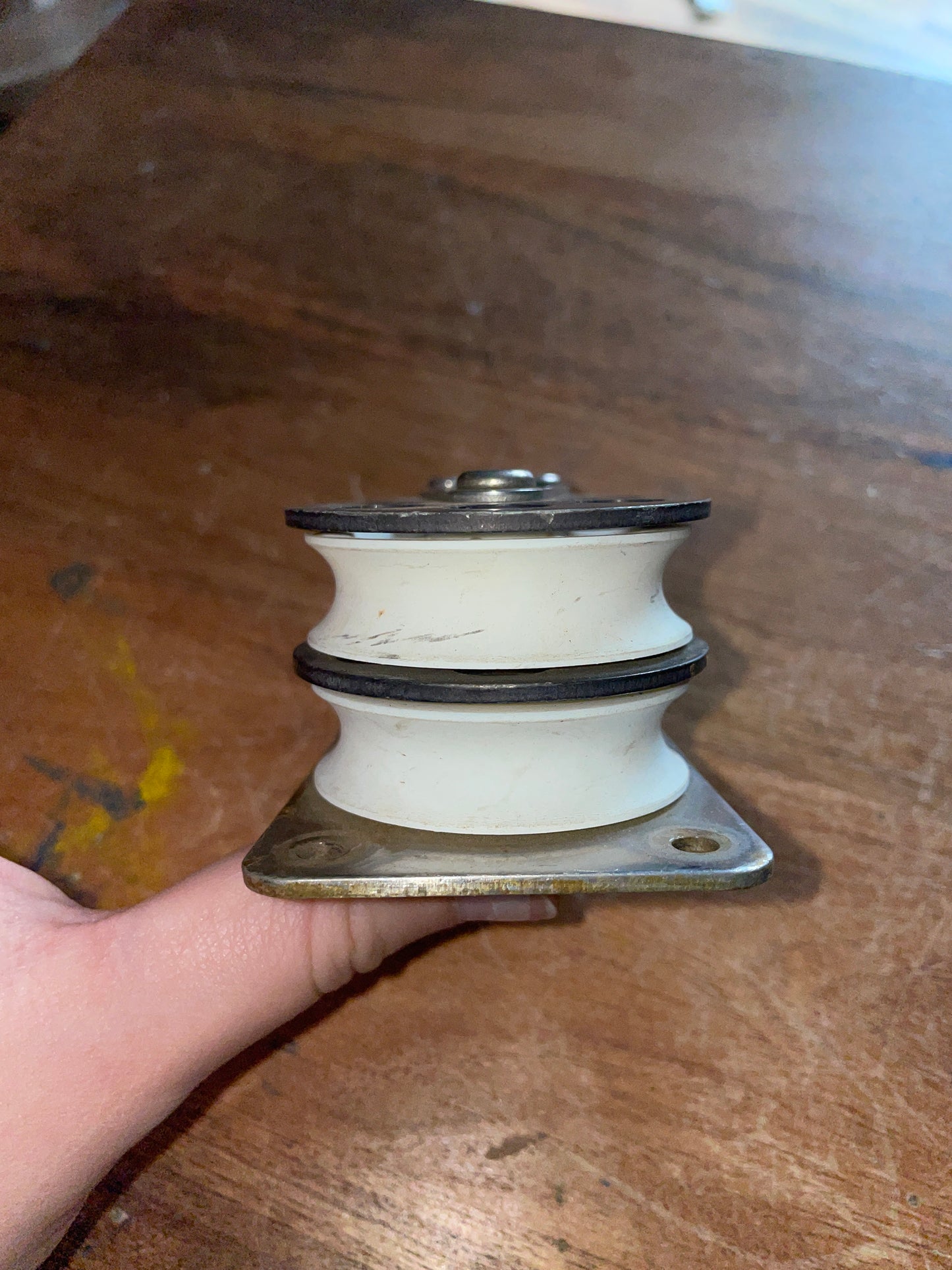 Schaefer 2” Sheave - 3/8” Line Double Cheek Block