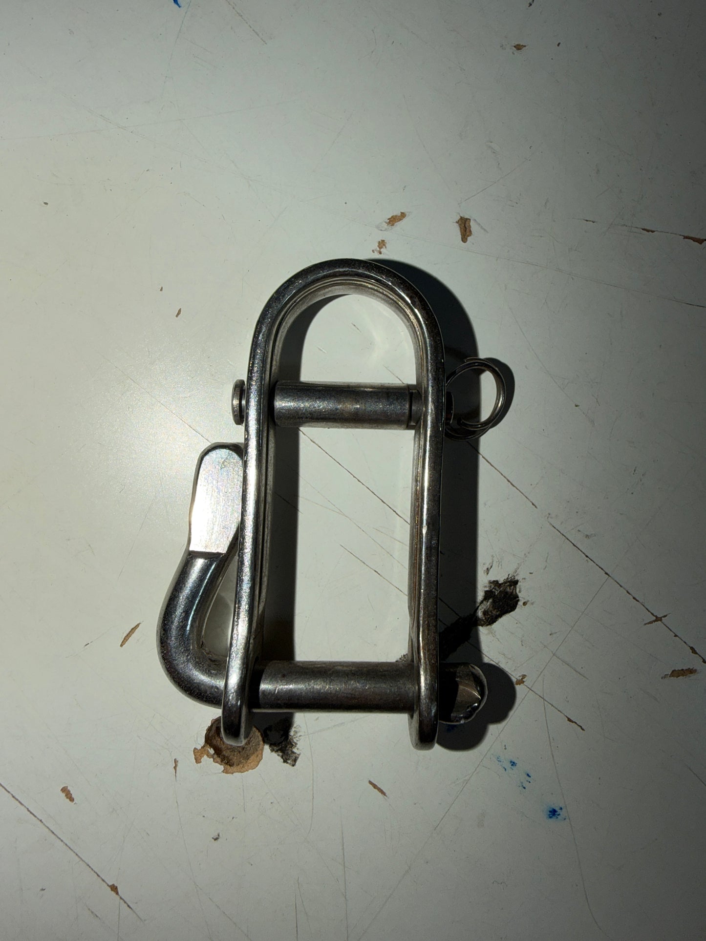Stainless Steel Forked Bail Shackle - 3/4" Width
