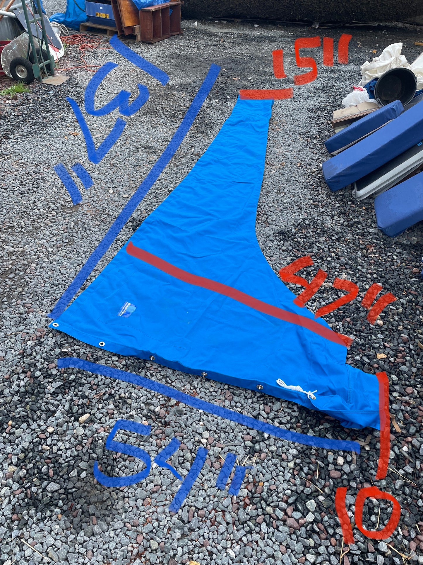 11’4” West Marine Mainsail Cover