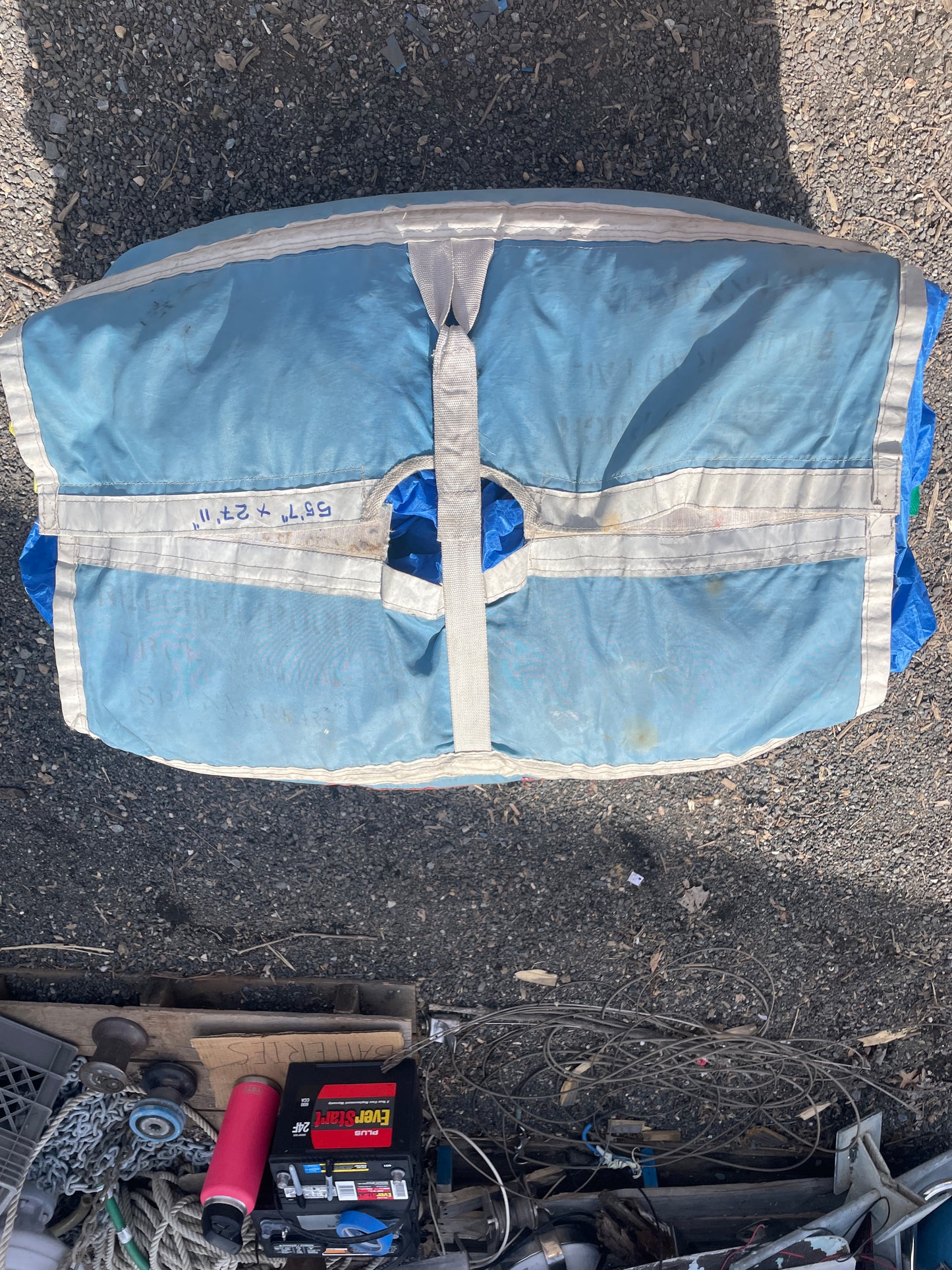 C&C 44 Custom Tri-Radial .85 Spinnaker - 55’7” x 55’7” x 27’11”