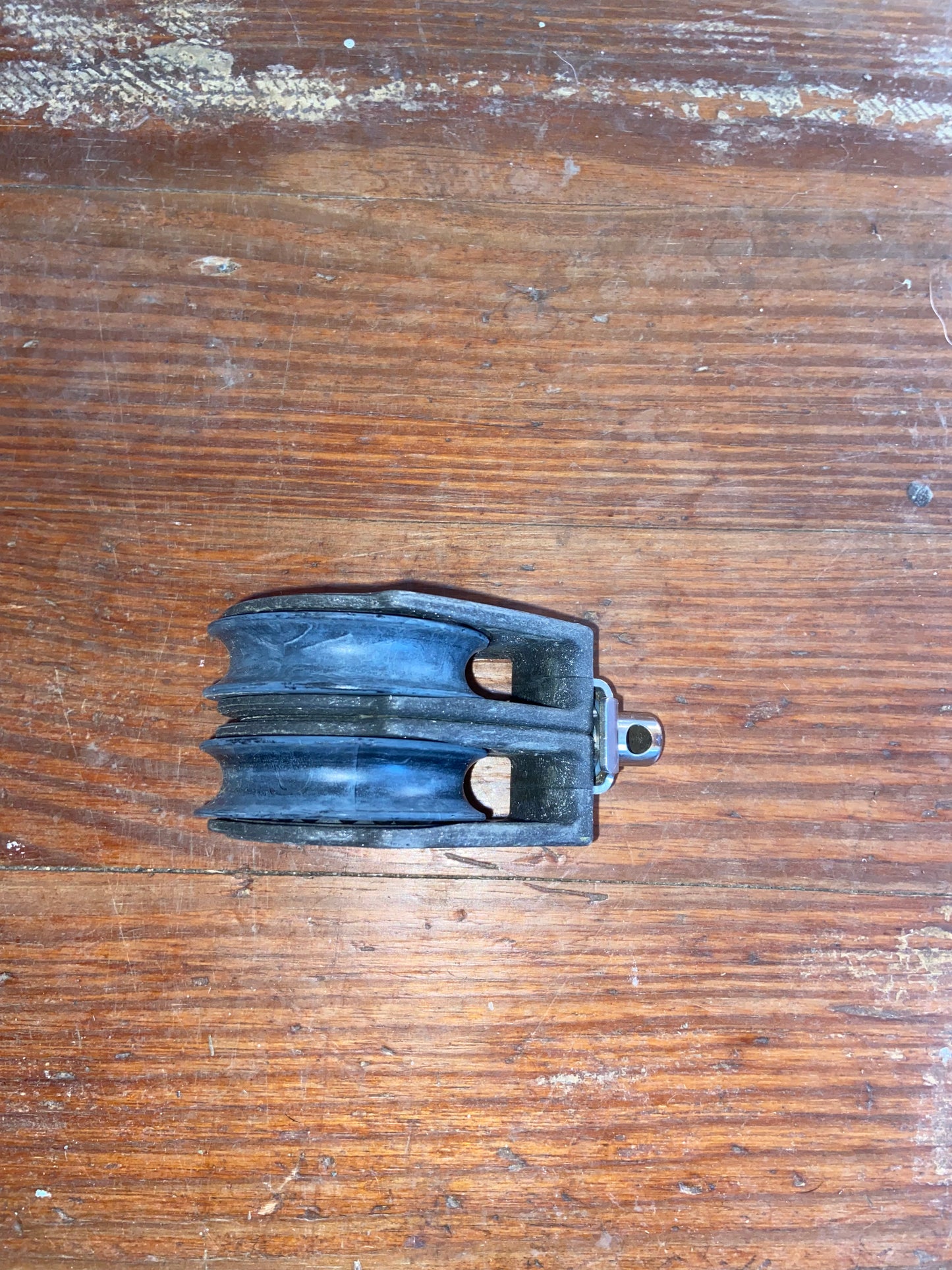 Harken 57C Double Swivel Fiddle With 2 1/4” Sheaves- 3/8” Line