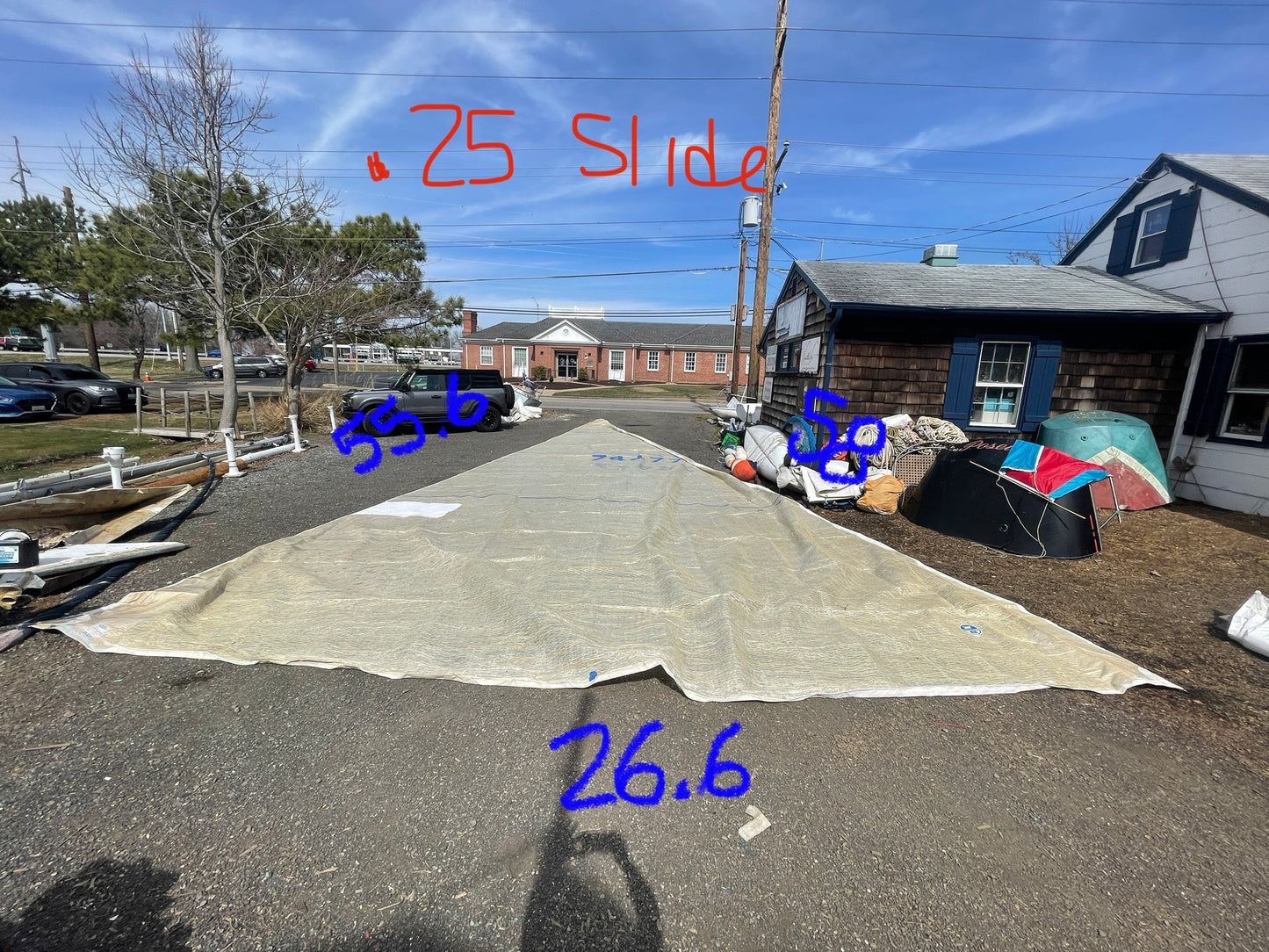 C&C 44 Custom 3DL Laminate High Performance Main Sail - 55’6” Luff x 58” Leech x 26’6” Foot
