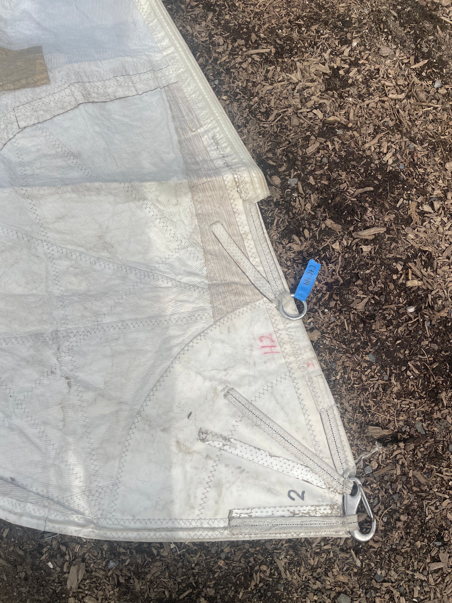 C&C 44 Custom Laminate Mix Material Sail - 53’ x 55’ x 25’ - AS IS