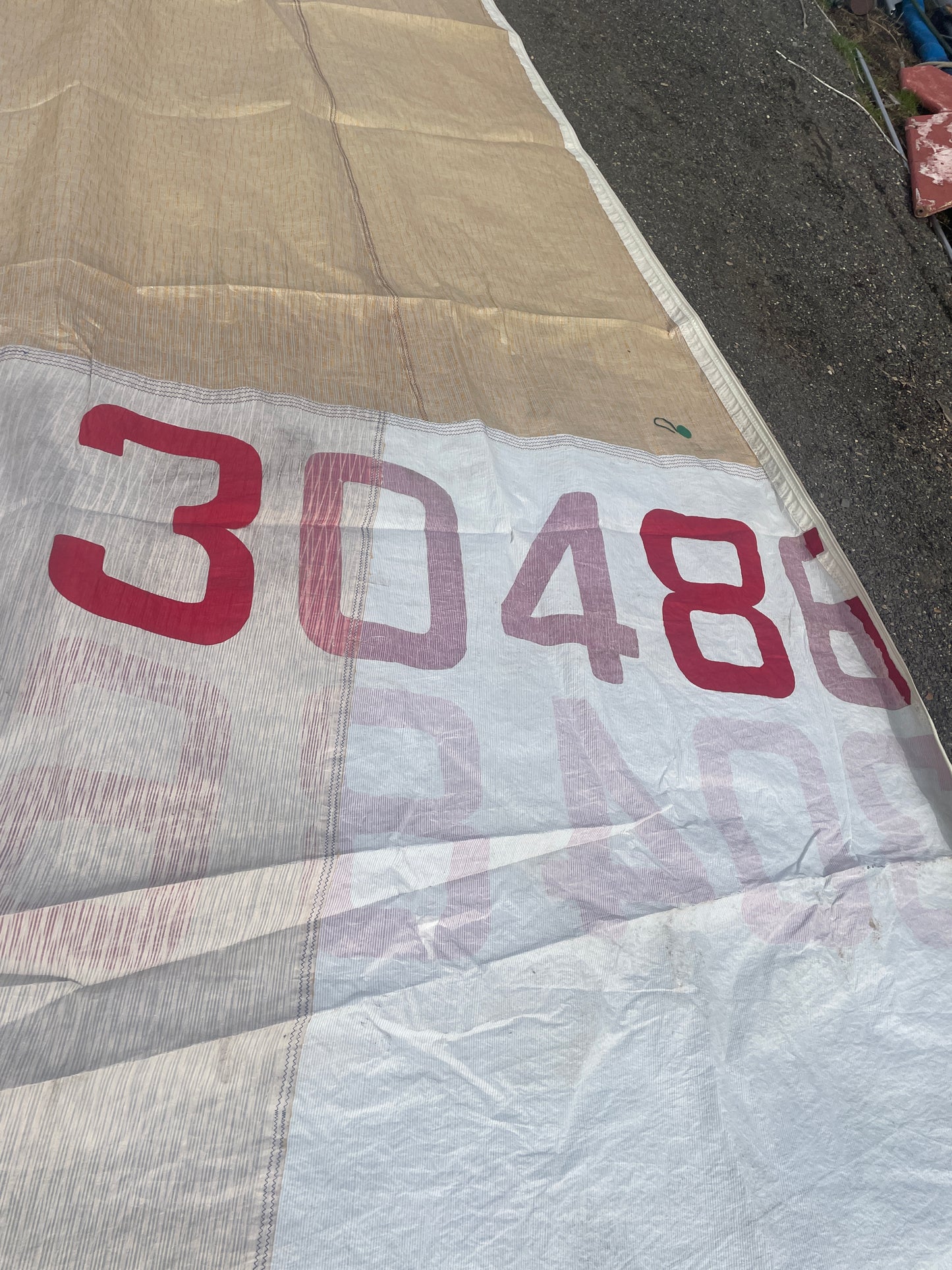 C&C 44 Custom Laminate Mix Material Sail - 53’ x 55’ x 25’ - AS IS