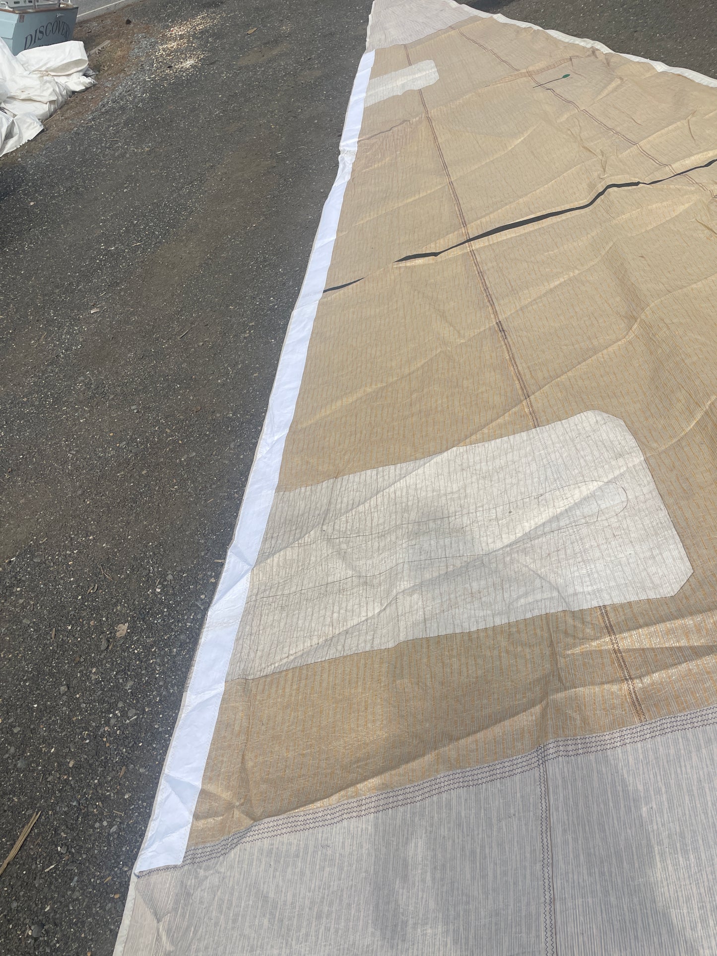 C&C 44 Custom Laminate Mix Material Sail - 53’ x 55’ x 25’ - AS IS