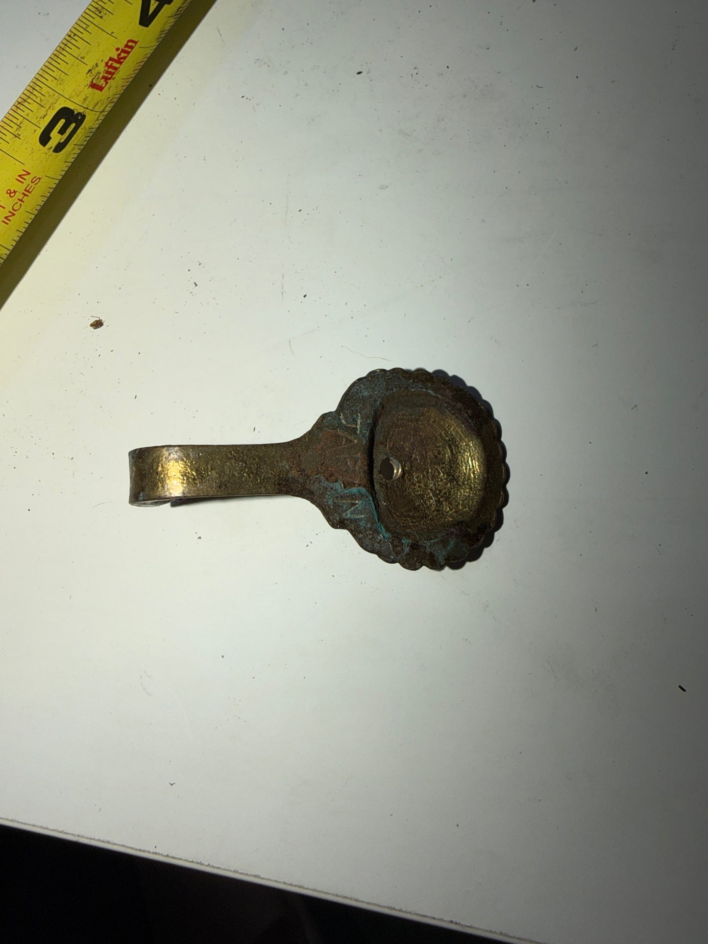 Small Brass Shell Hook