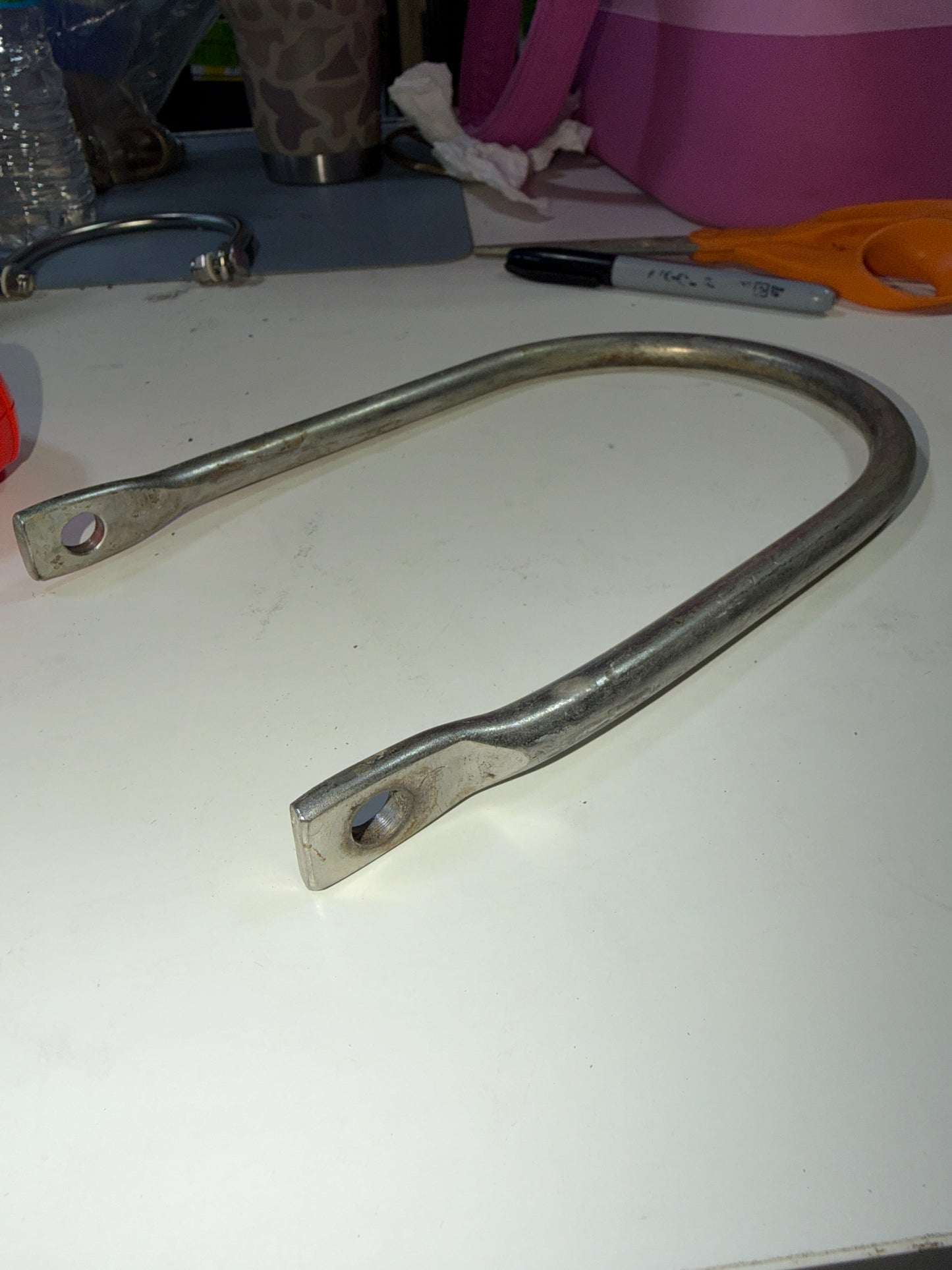 Large Stainless Boom Bail - 4 1/8" Wide x 8 3/4" Long