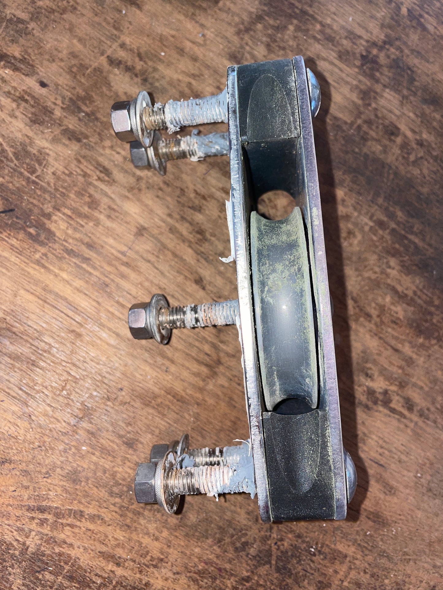 Schaefer Big Boat Foot Block W/ 3 1/2” Sheave- 9/16” Line