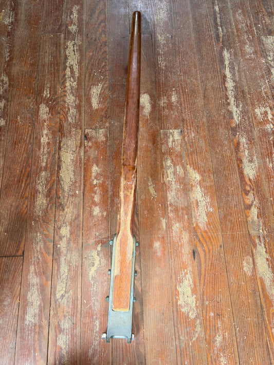 44" Long Curved Tiller Handle -- #1