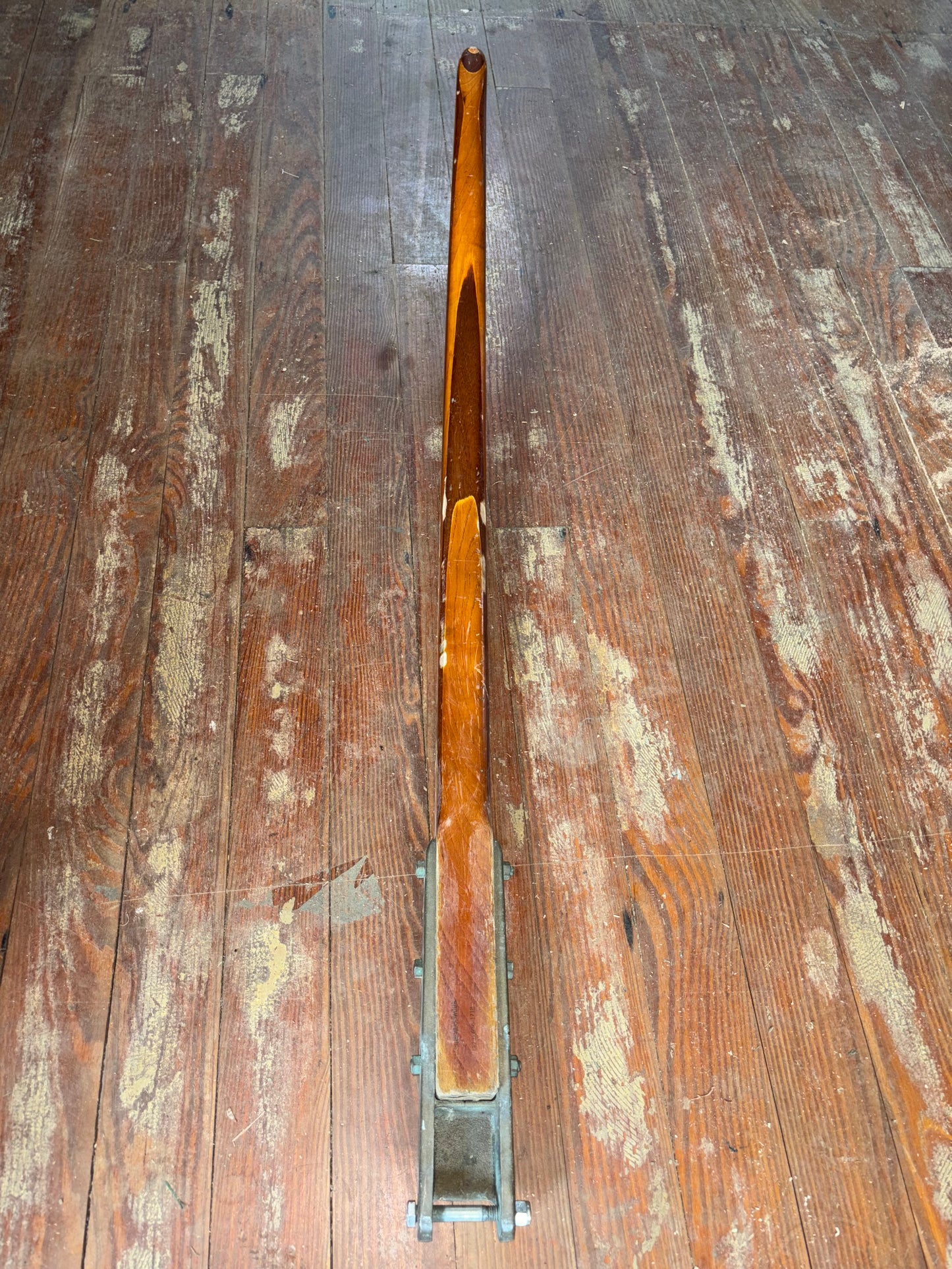 44" Long Curved Tiller Handle -- #1