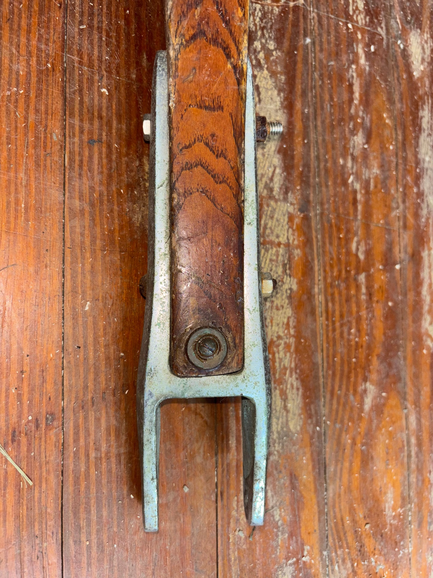 43 1/2" Long Curved Tiller Handle -- #2