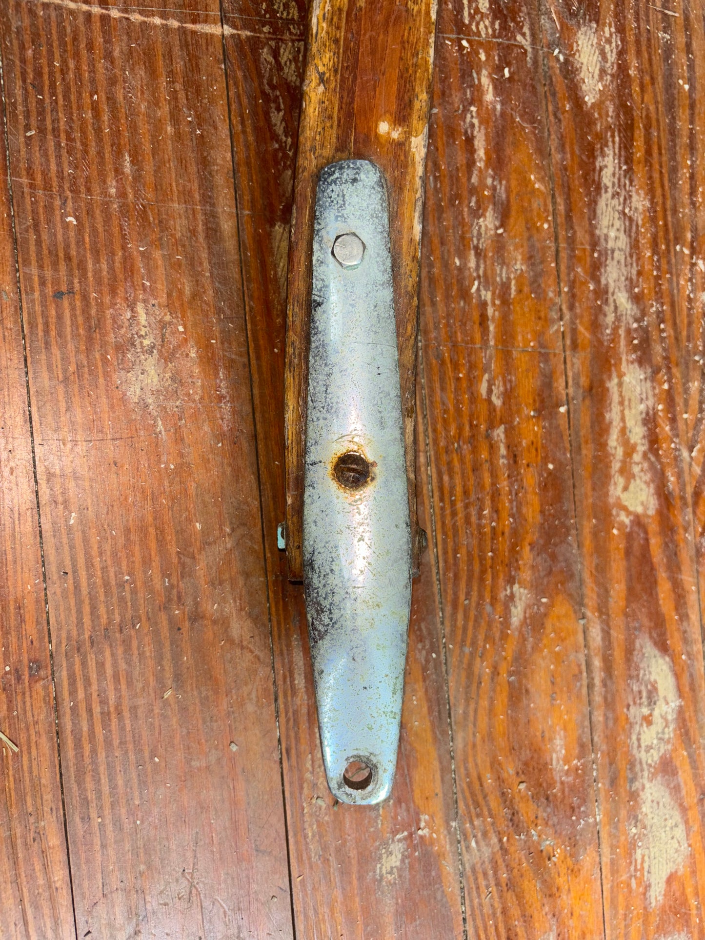 43 1/2" Long Curved Tiller Handle -- #2