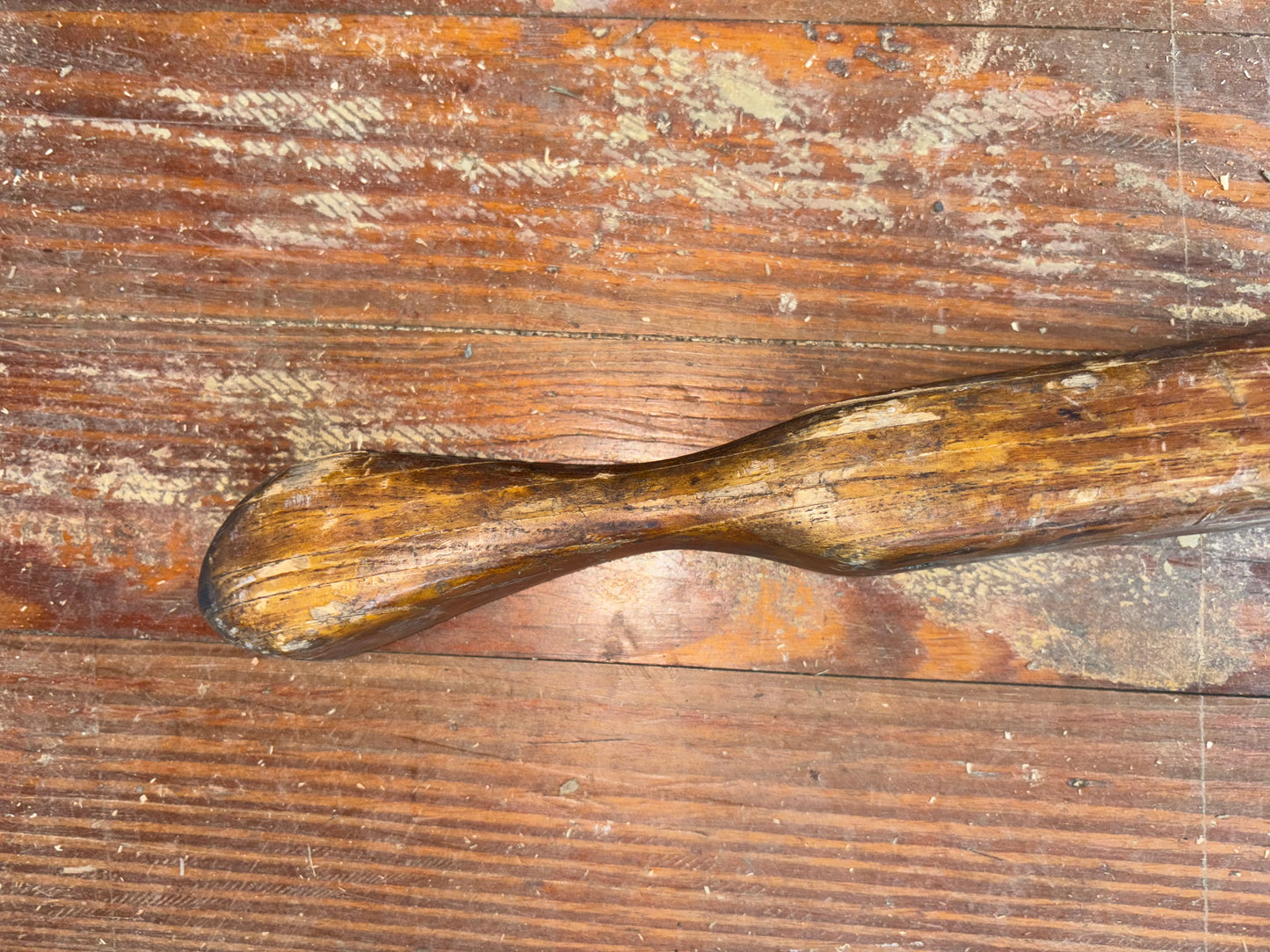 43 1/2" Long Curved Tiller Handle -- #2