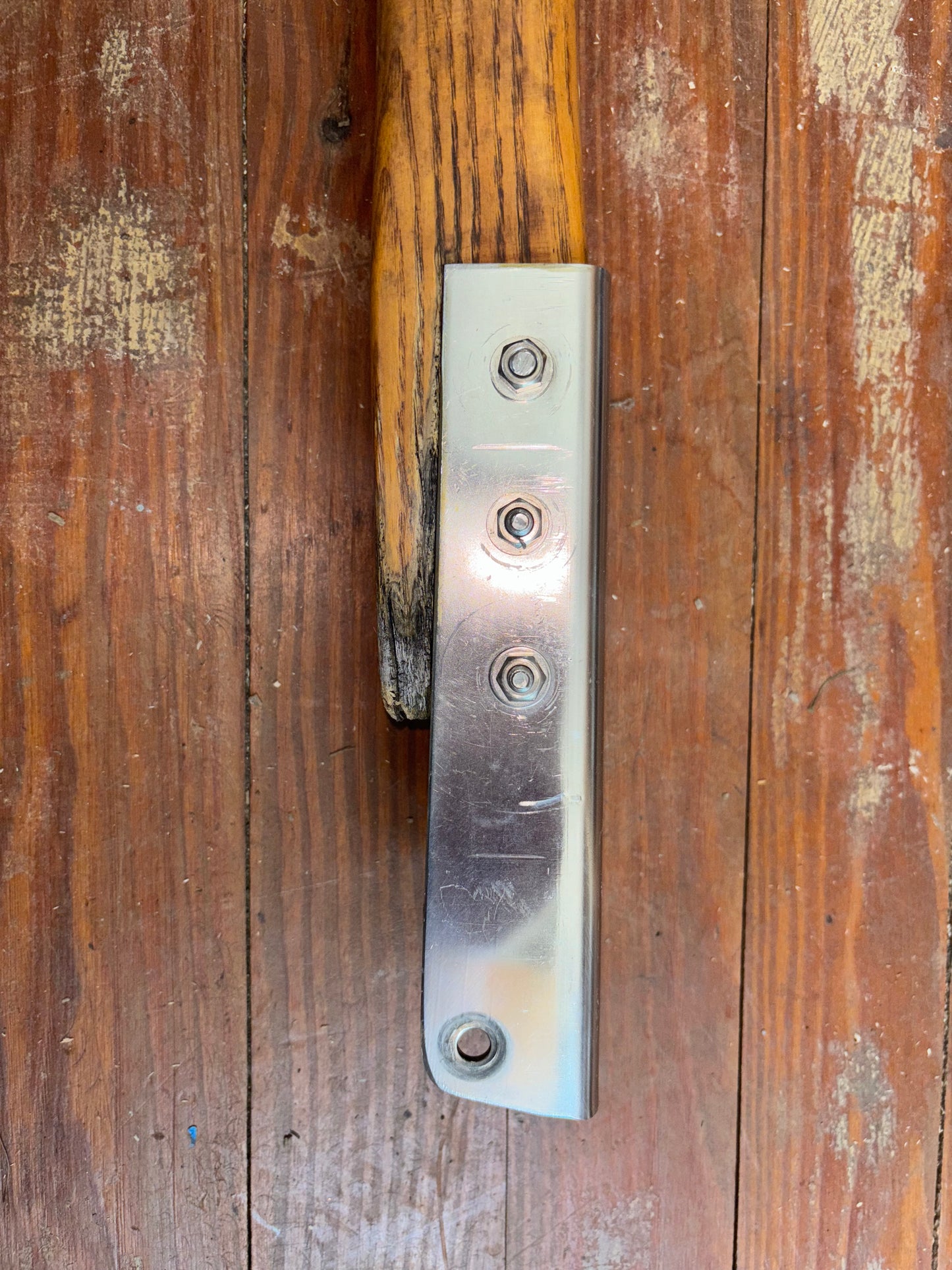 49 1/2" Long Slightly Curved Tiller Handle - OFF COLUMBIA 8.7-- #4