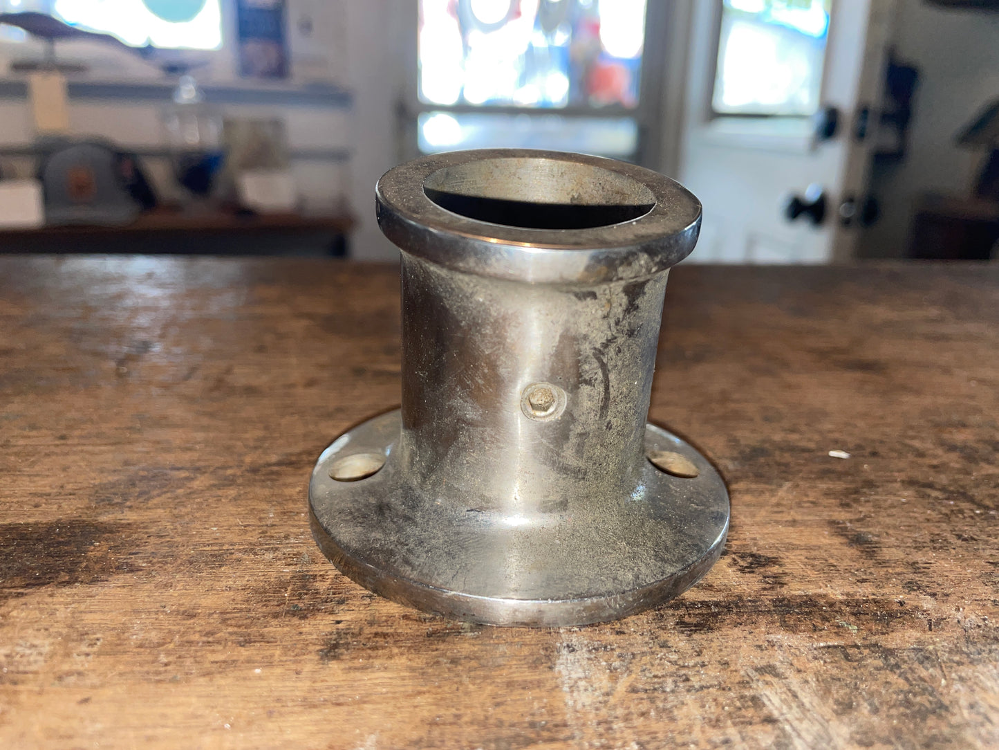 Stainless Steel Flag Pole Holder - 1 1/4” Pole Diameter