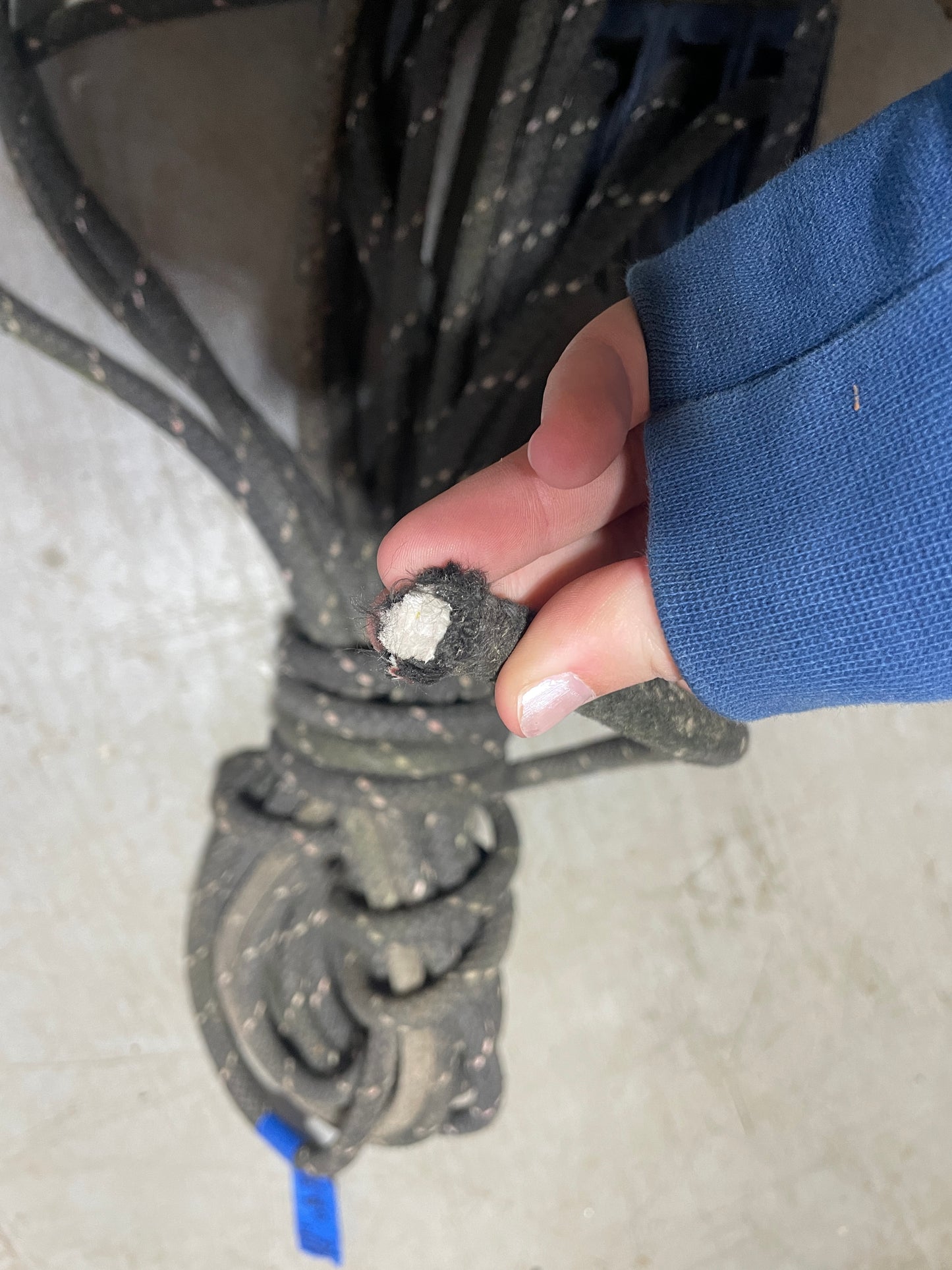 LARGE Harken Boom Vang OFF Beneteau First 285 - 42” Line - Harken Triple Blocks