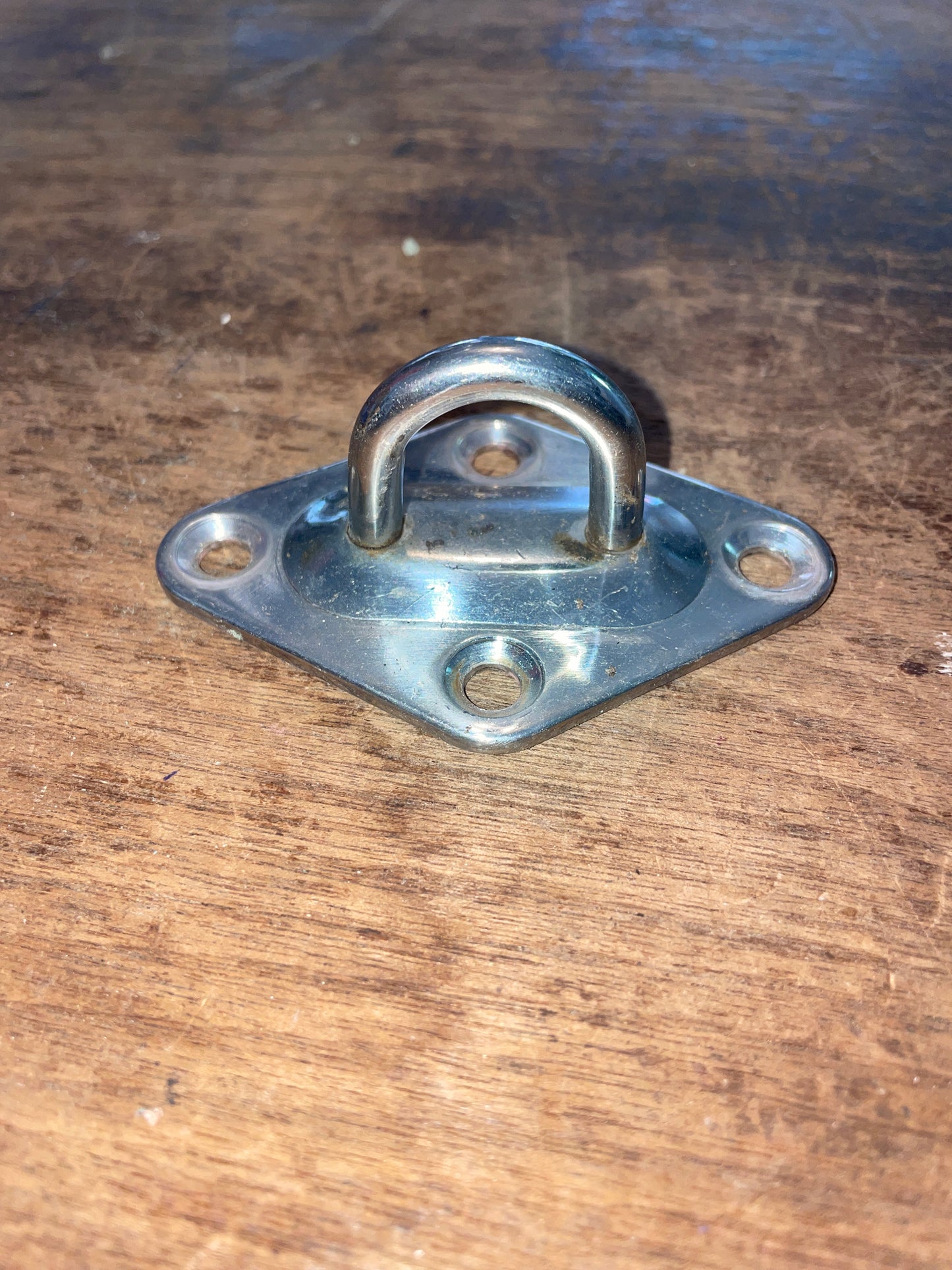 SS Diamond Pad Eye- 7/8” Eye Width