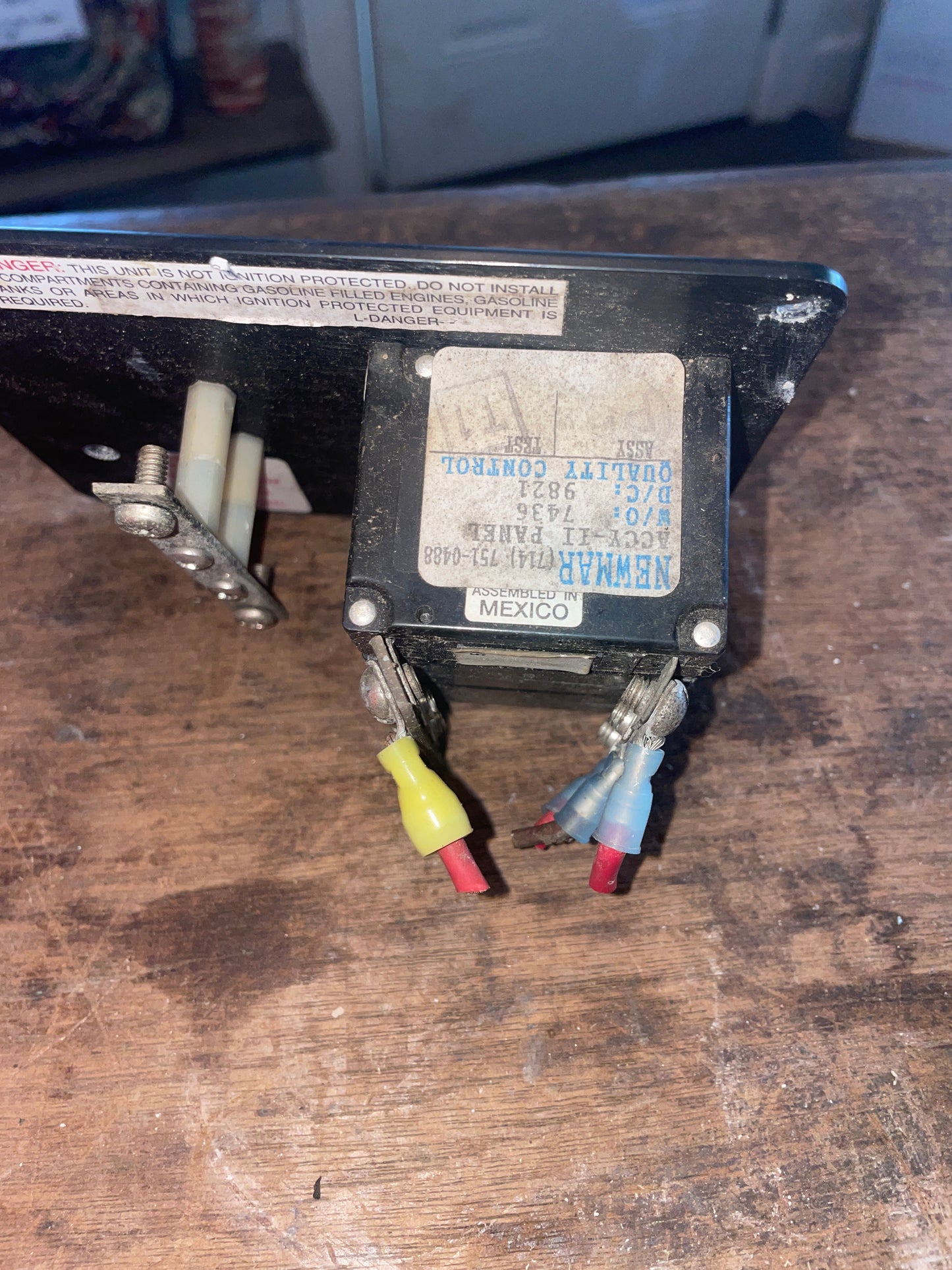 Newmar 3 Switch Electric Panel