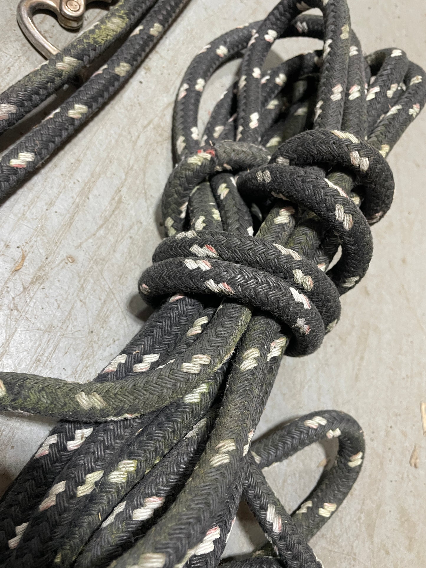 Mixed Block Boom Vang OFF C&C 34 - 77’ OF 7/16” Line