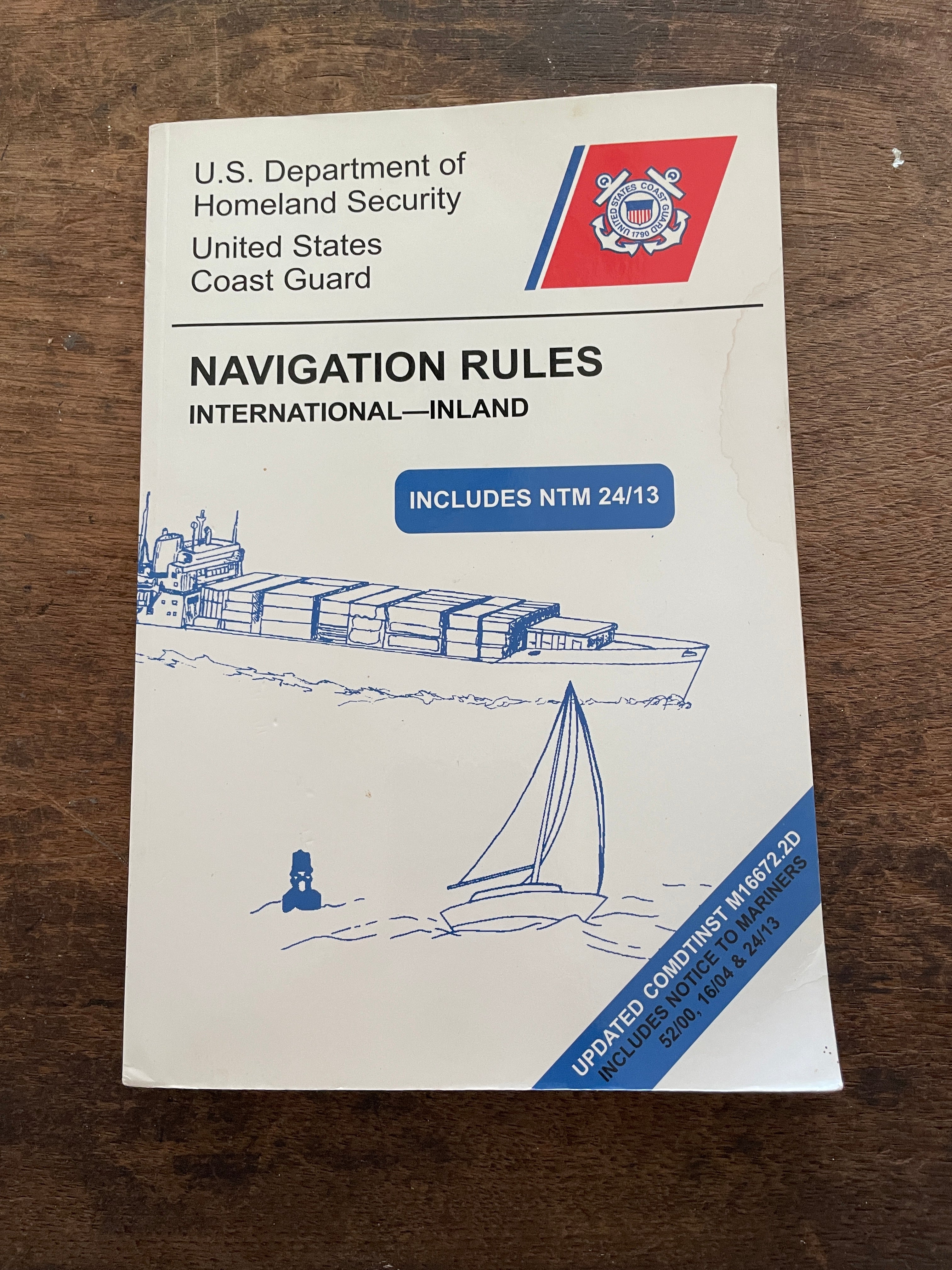 Navigation Rules InternationalInland Waters YEAR 2013 Sailboat Parts