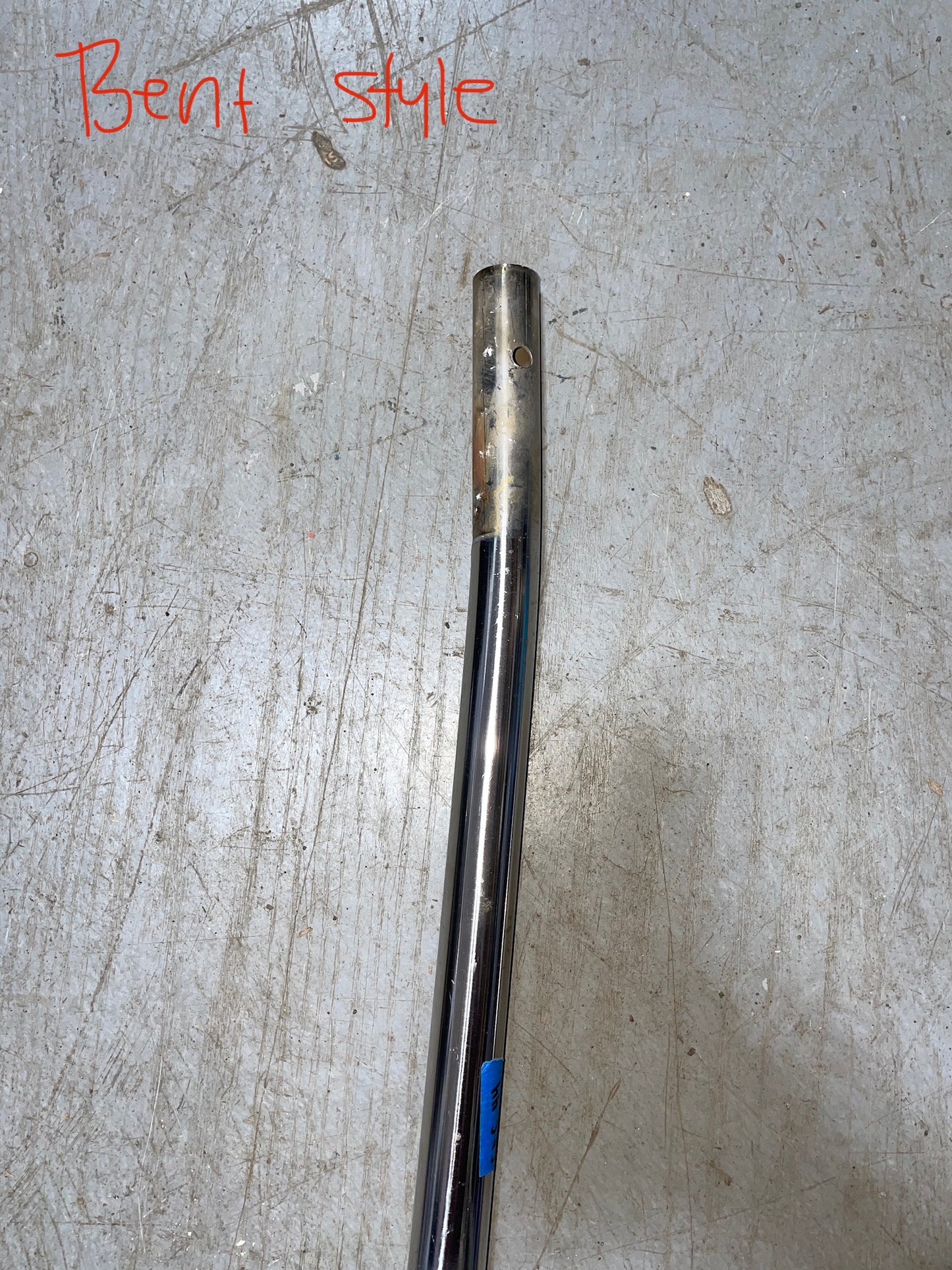 28 3/8” Long Double Lifeline Tapered Stanchion - No Base - OFF C&C 44 Custom