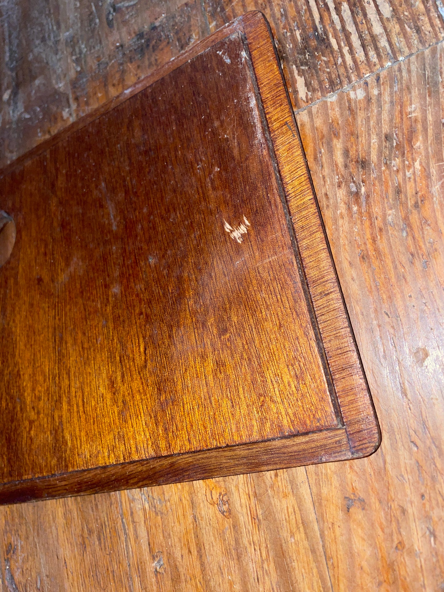 Small Teak Floorboard Piece- ID 11 7/8” Long x 5 7/8” Wide- Sabre 42 #126