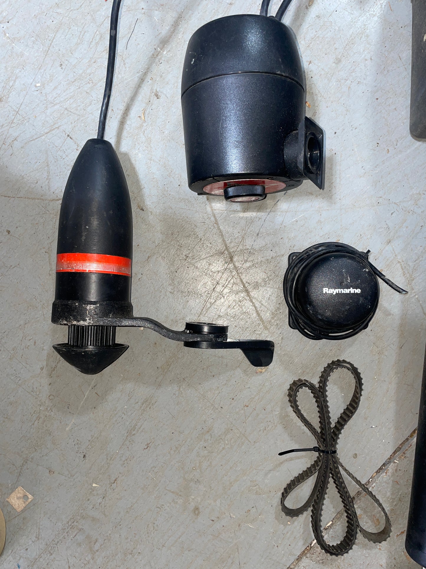 Raymarine Type 2 Linear Drive With Steering Motor, Navtech Compass & Fluxgate Compass