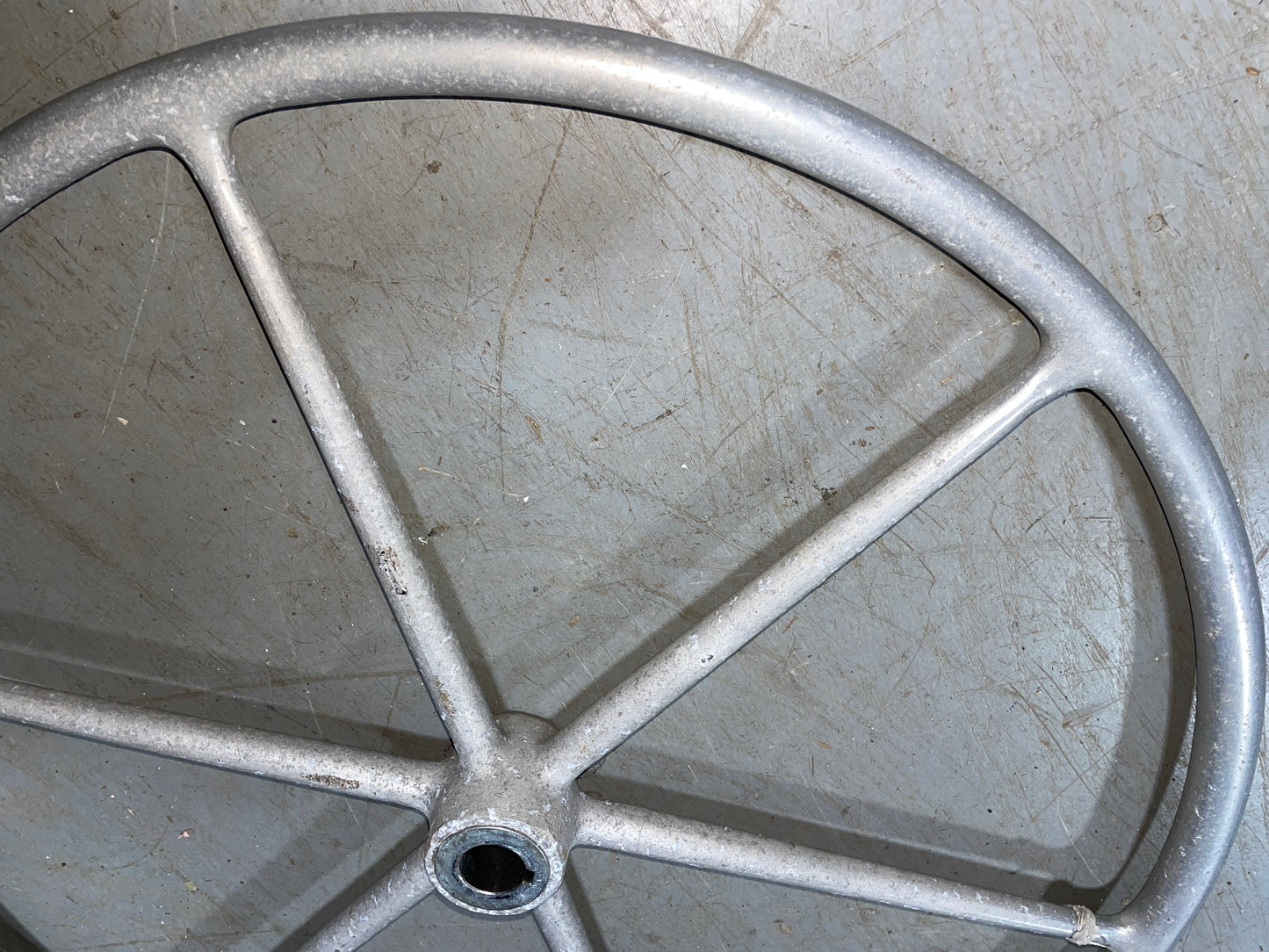 23 1/2” Aluminum Wheel With 1” Keyed Shaft