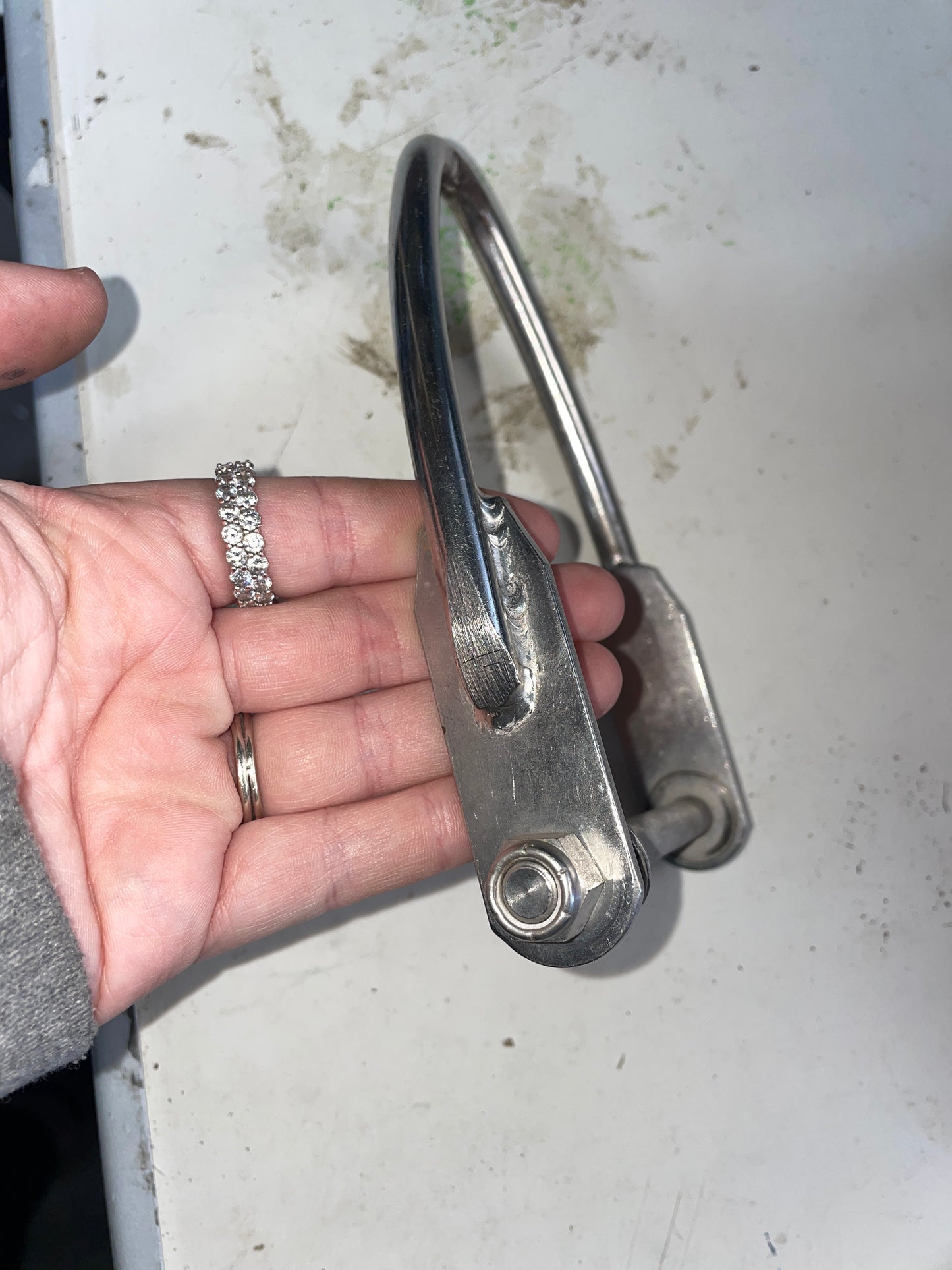 Stainless Steel Boom Bail - 6 1/2” Long x 4” Wide