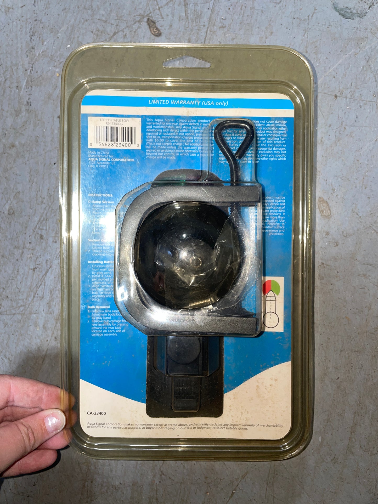 Aqua Signal Series 23 Portable Bow Light - NEW